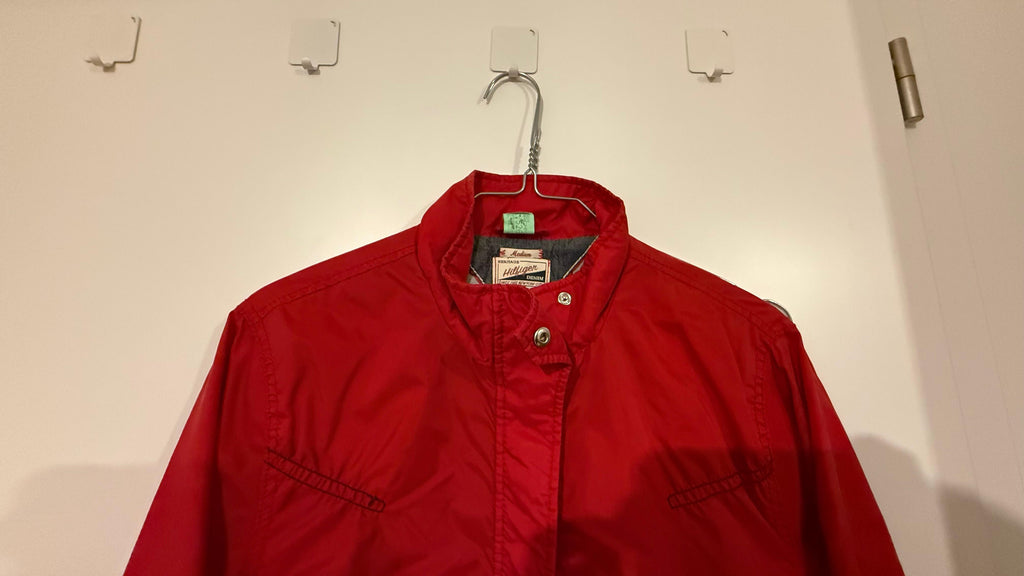Tommy Hilfiger Heritage Windbreaker Bomberjacke Rot Gr. M Zustand Mangelhaft