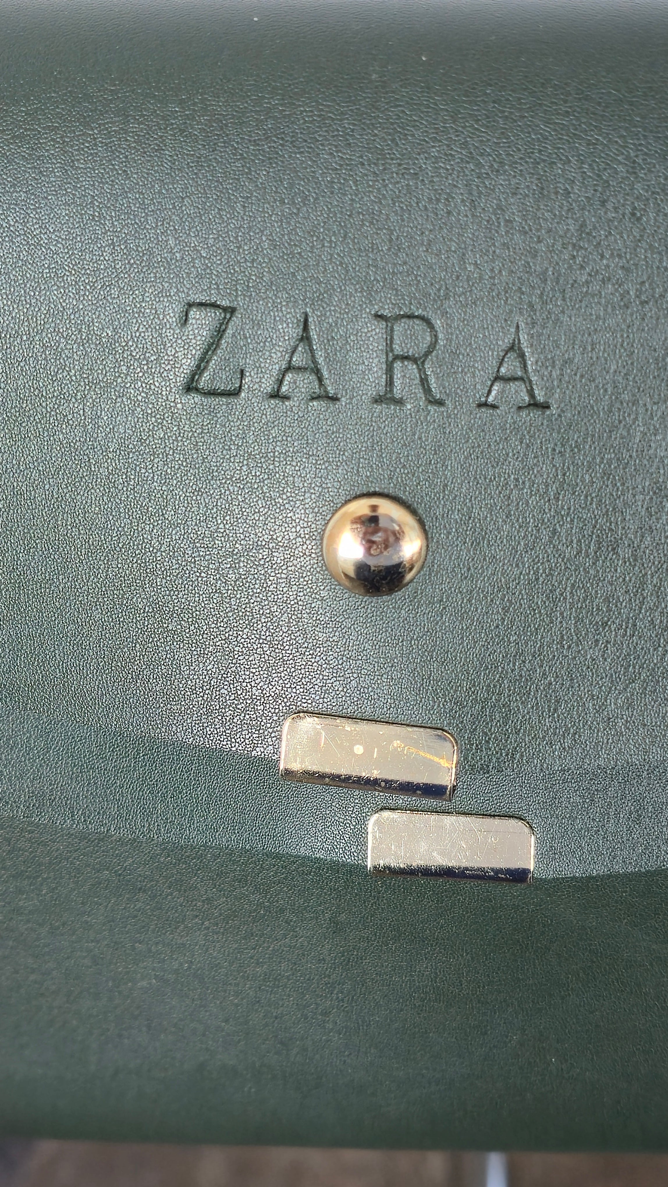 Zara Crossbody/Schultertasche, waldgrün, mittel, sehr guter Zustand