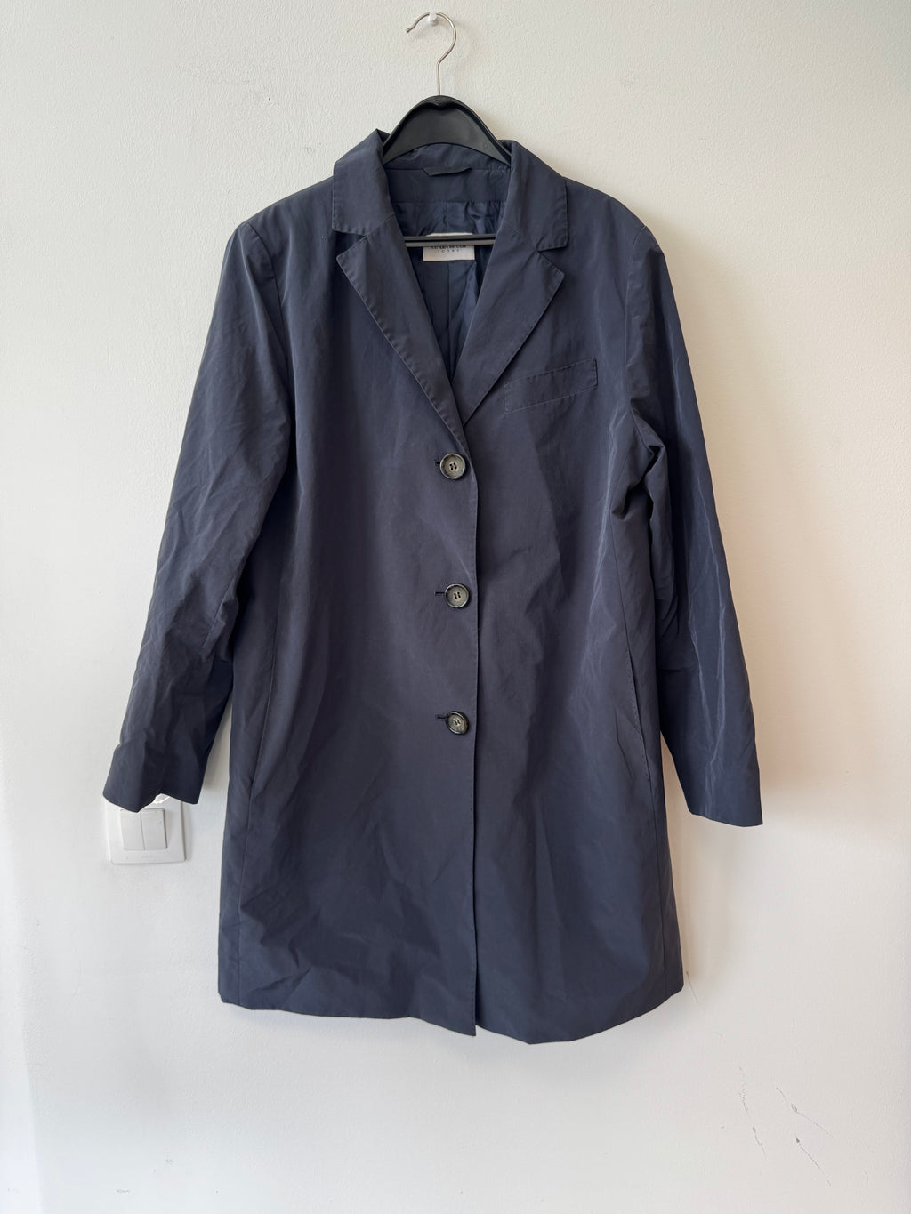 Cinzia Rocca ICONA Dark Blue Dress Coat, Women’s Size 44 DE, Very Good