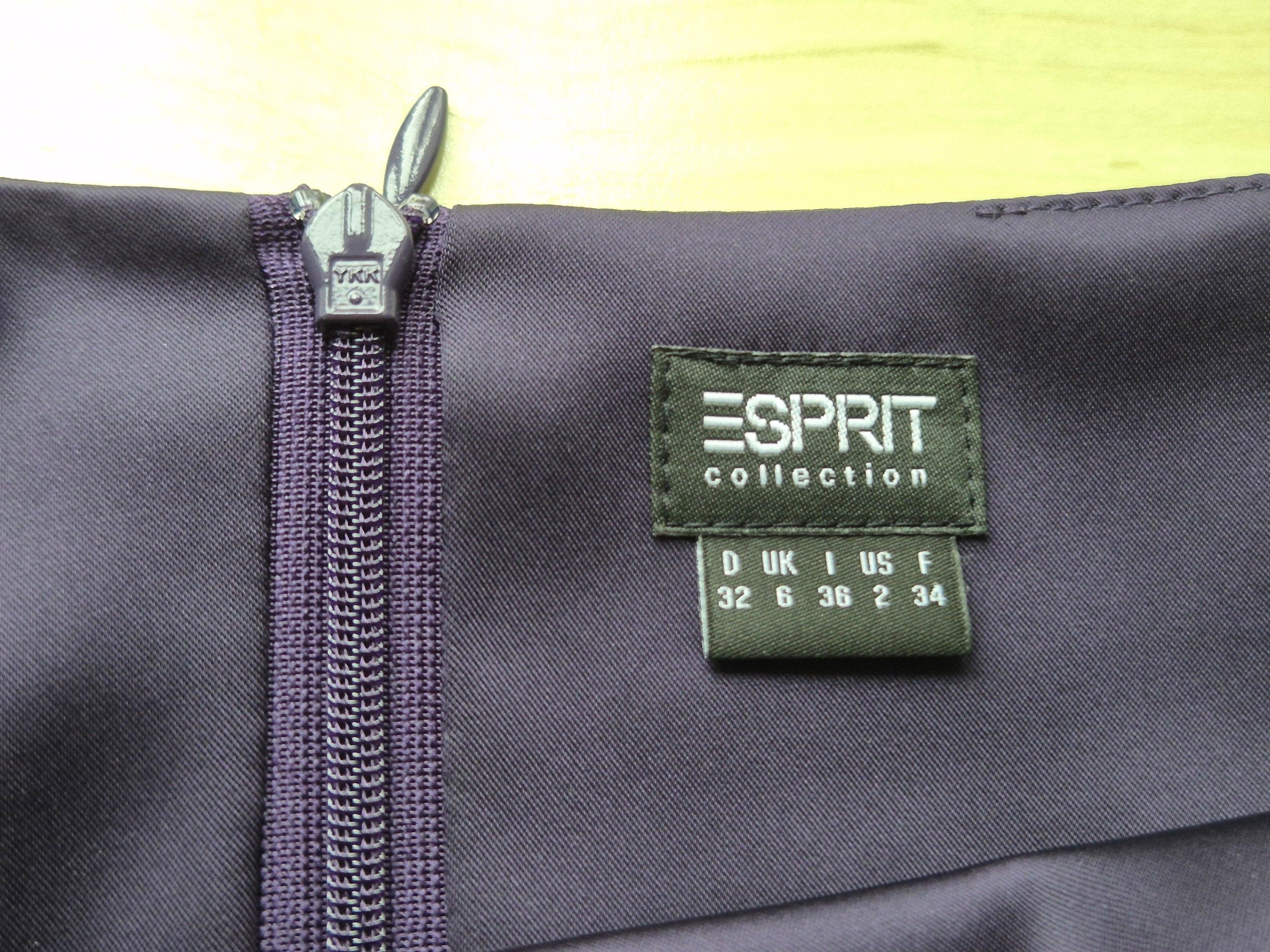Esprit Collection Rock – Satin, Metallic Navy, Gr. 32, Sehr gut