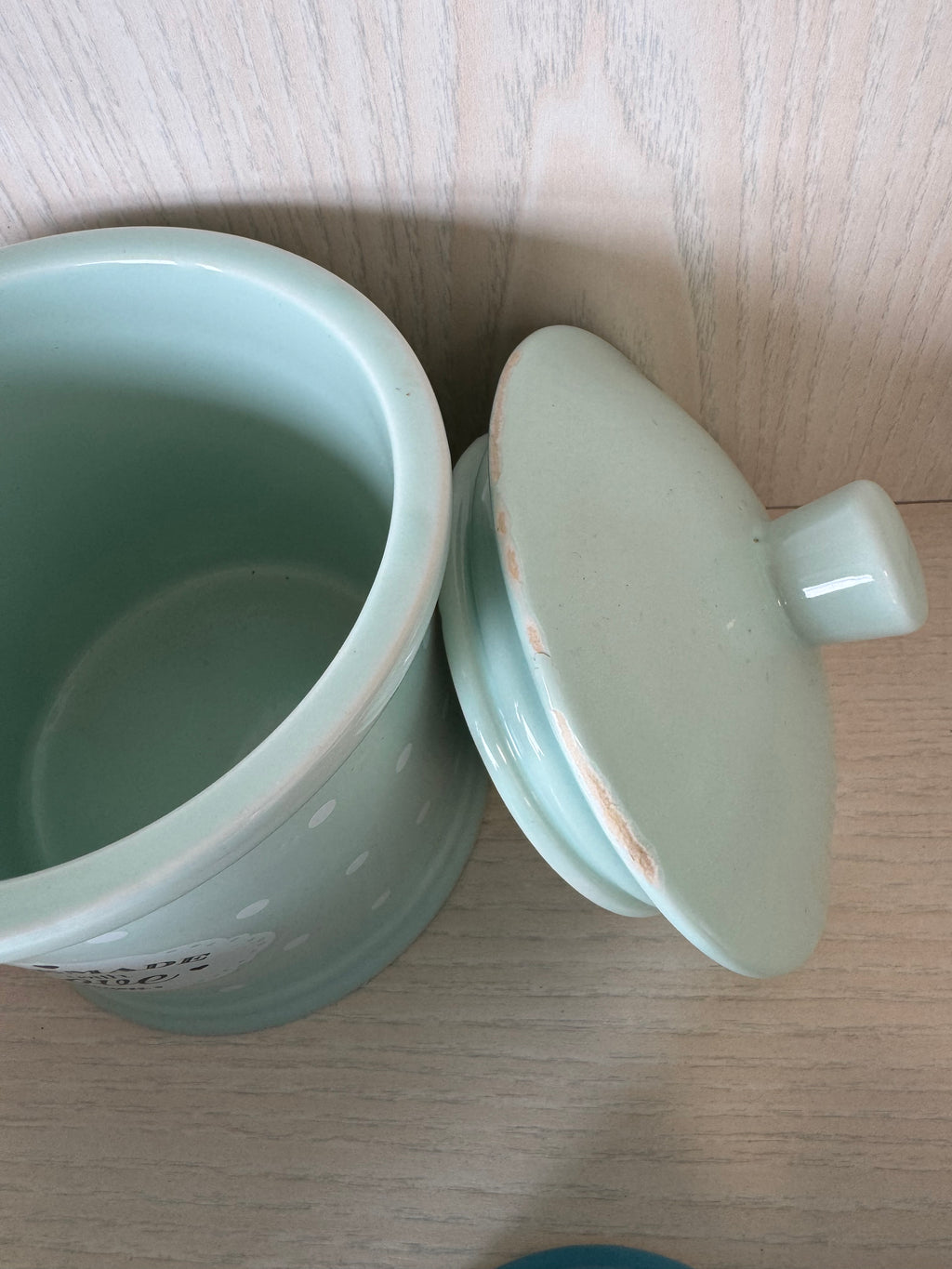 7-tlg. Pastell Keramik Vorratsdosen Set „Homemade with Love“ Seven Home, sehr gut