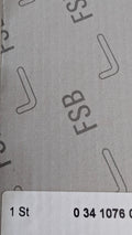 FSB Türgriff 1076 – Aluminium Silber, sehr guter Zustand, OVP