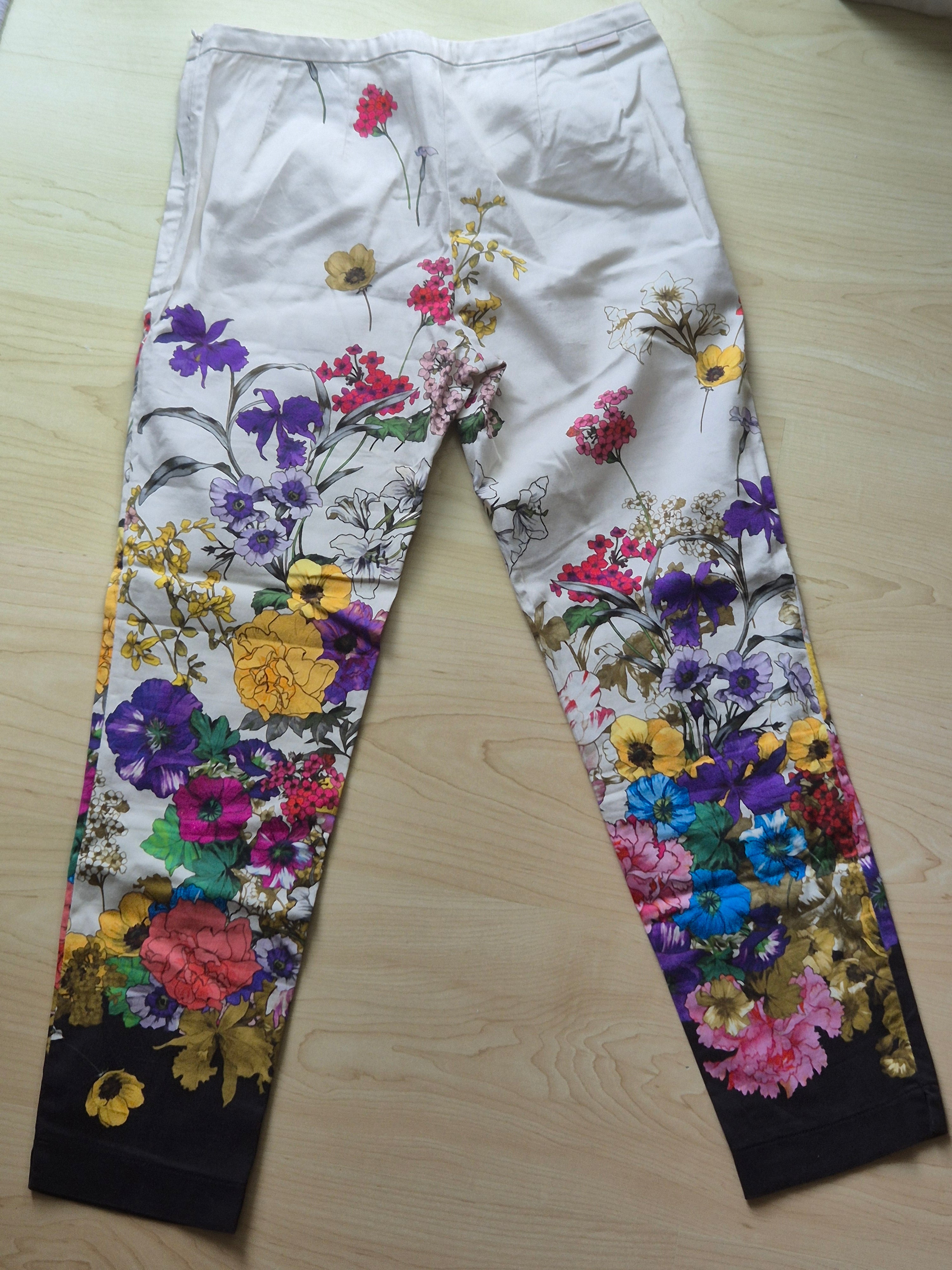 8 Moncler Richard Quinn Hose, Blumenprint, IT 40 / EU 36-38, Sehr Gut
