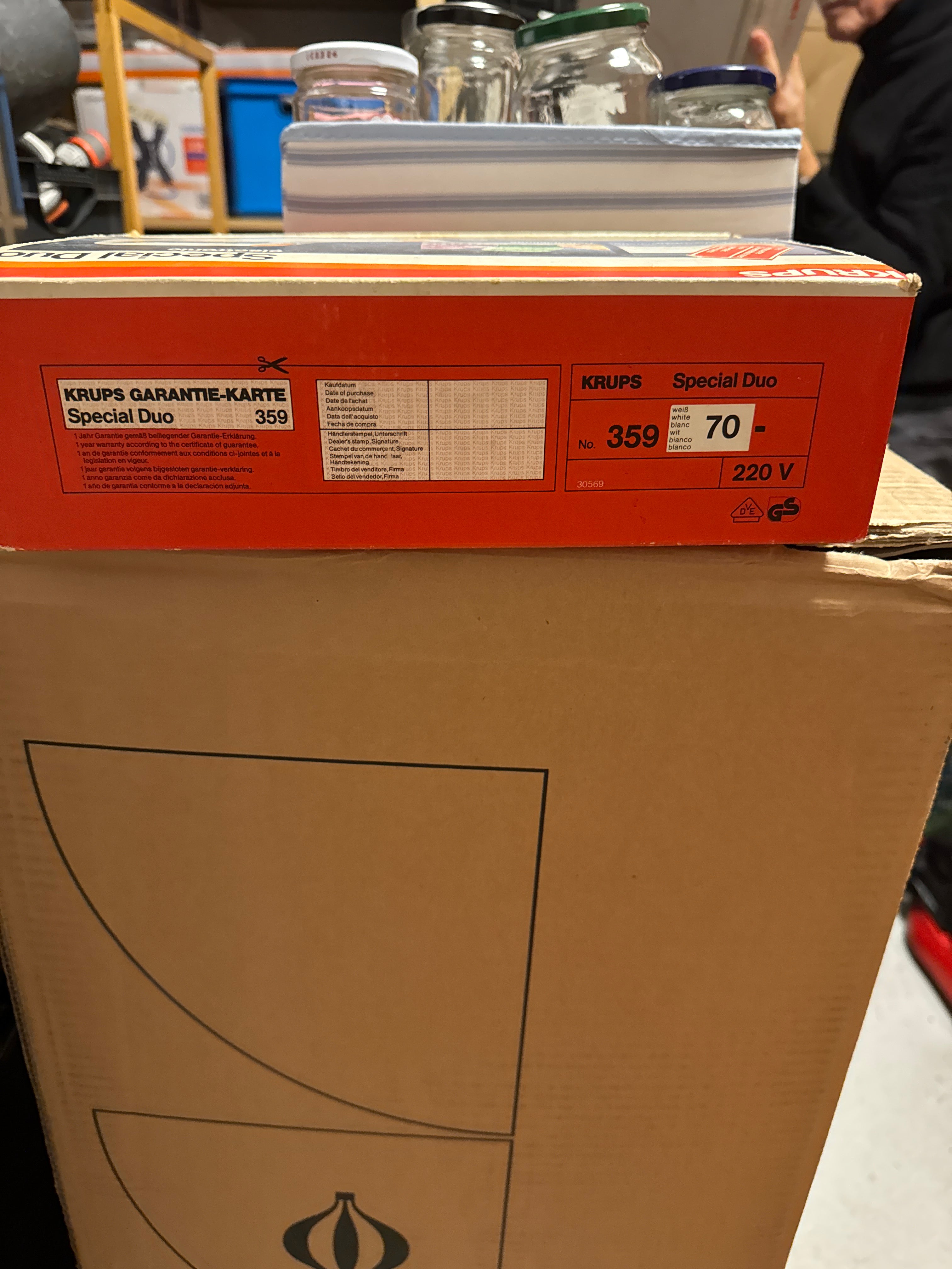 Krups Special Duo Electric Knife 359 – 70W, White, Standard, Normal Use, Boxed