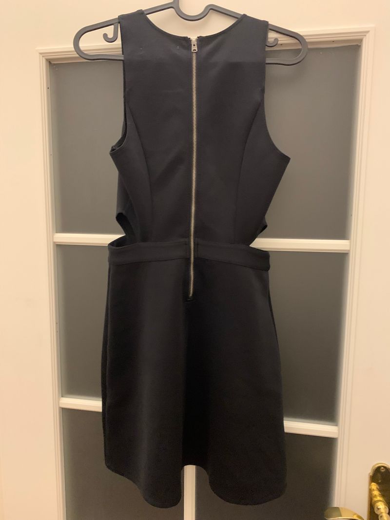Abercrombie & Fitch Damen Cut-Out Skaterkleid Navy S Sehr Gut