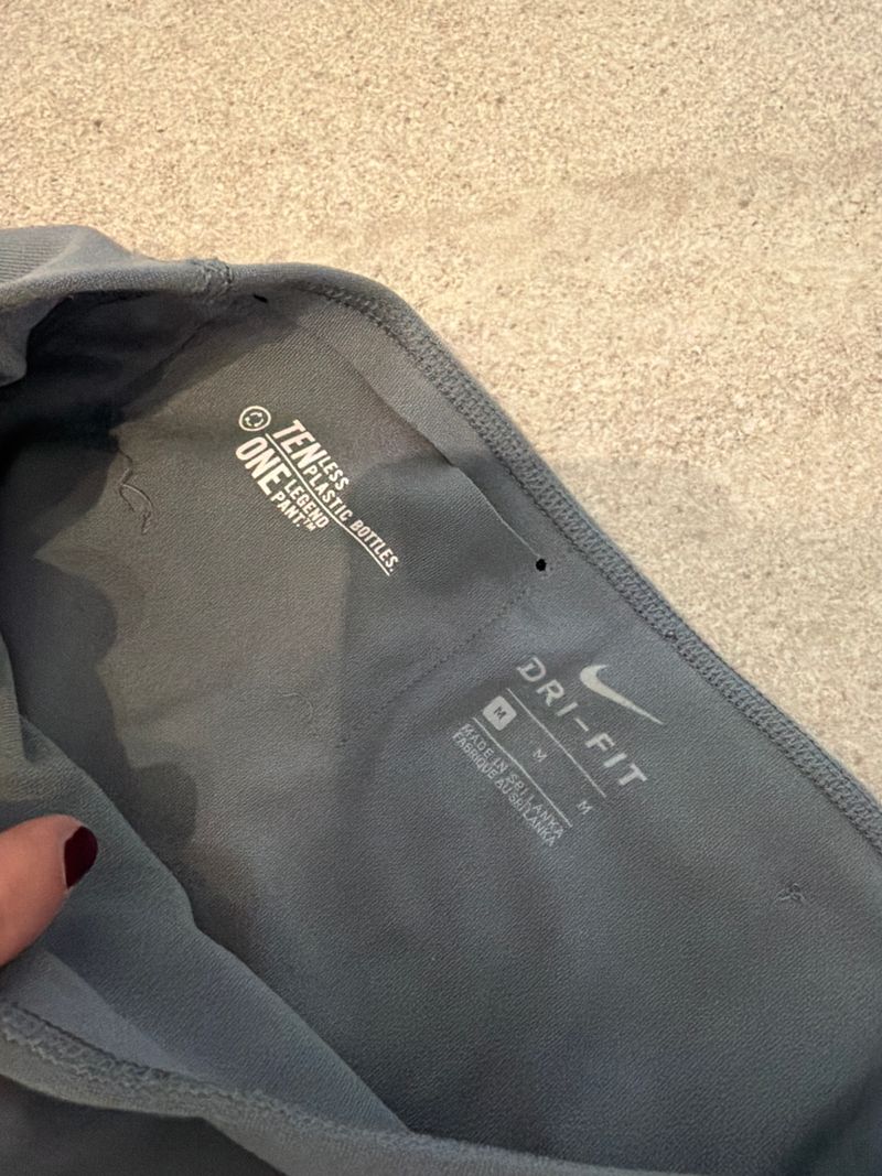 Nike One Dri-FIT Colour-Block Tights – Women's M, Grey, Very Good
