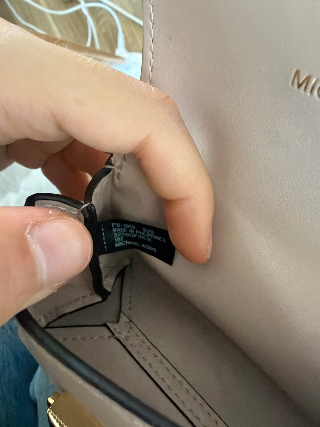 Michael Kors Cece Mini Flap Münzbörse Soft Pink Leder Neu
