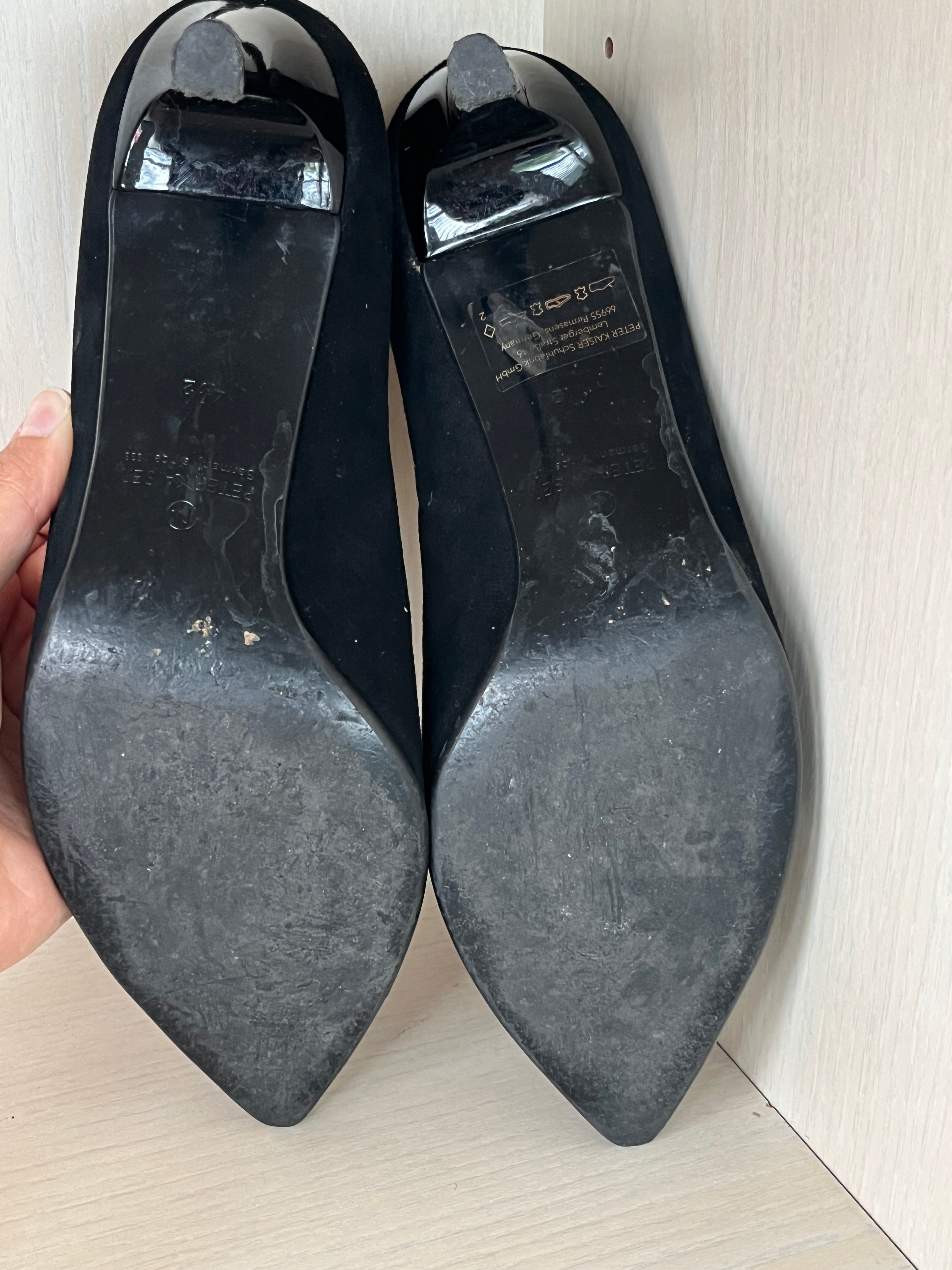 Peter Kaiser Pumps – Schwarz, Wildleder, Gr. 37,5, Guter Zustand