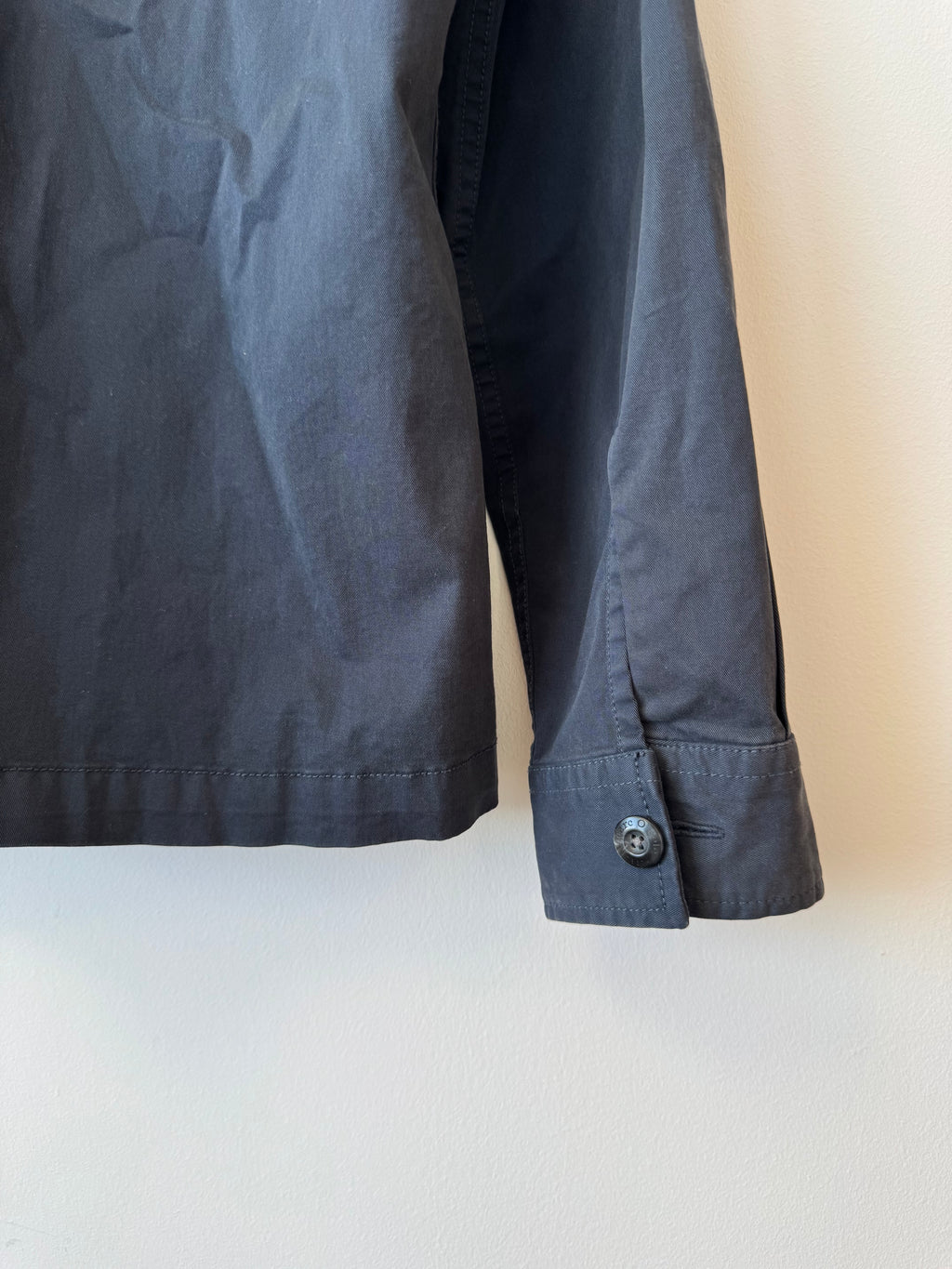 Marc O’Polo Overshirt Herren M Navy Blau Bio-Baumwolle Gebraucht