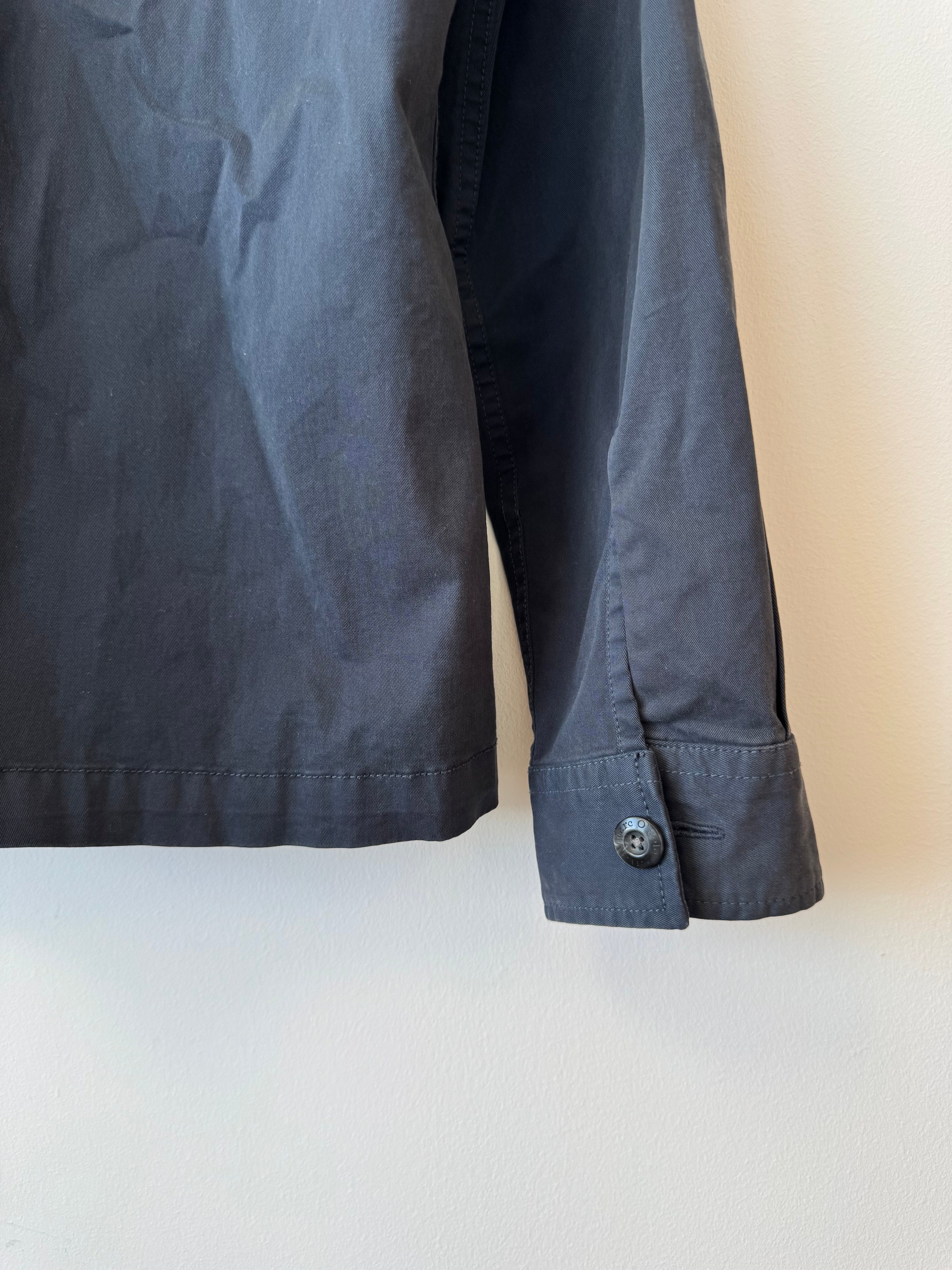 Marc O’Polo Overshirt Herren M Navy Blau Bio-Baumwolle Gebraucht