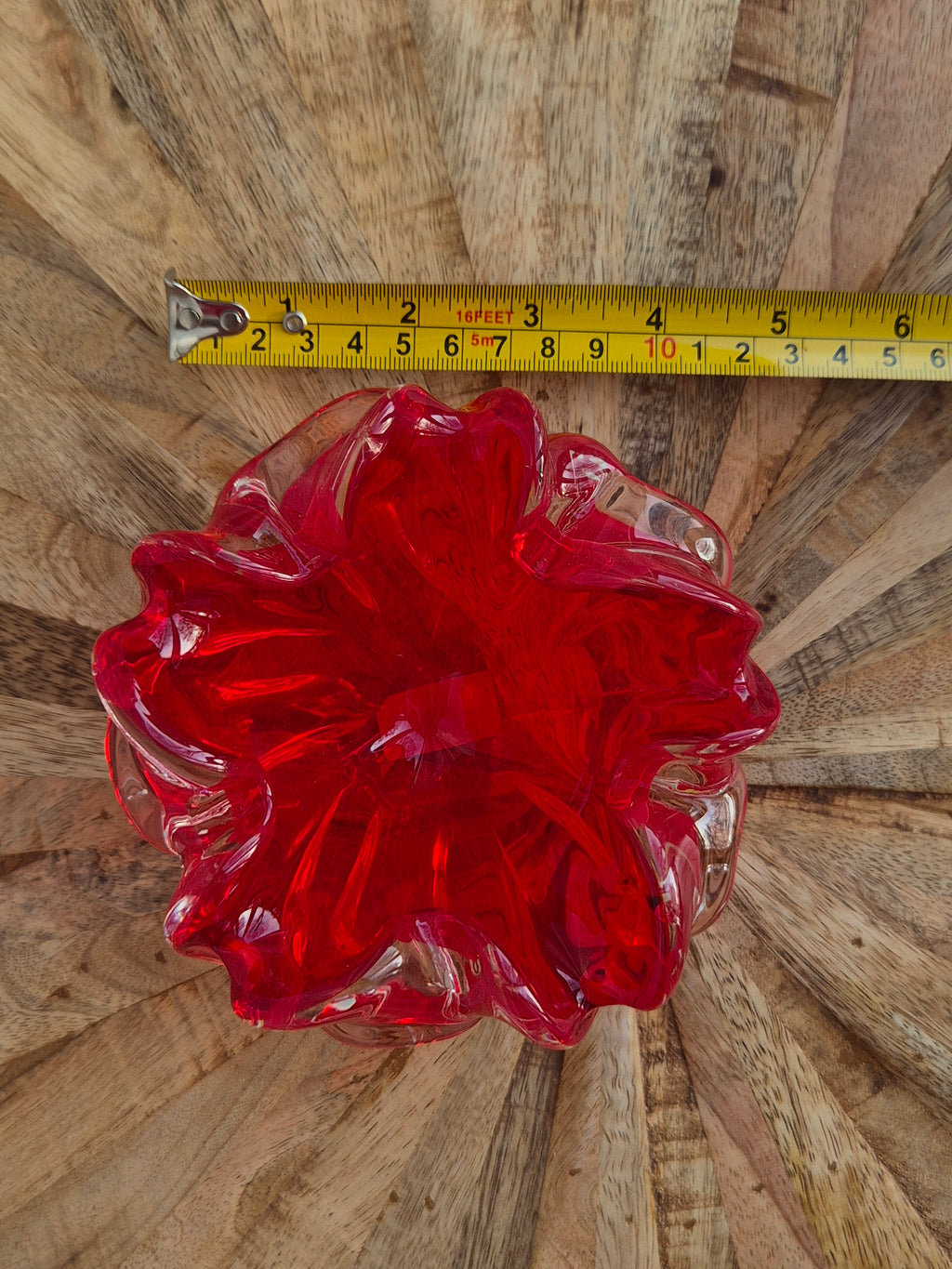 Murano Glass Bowl | Ruby Red | Vetreria Artistica Veneziana | Labeled | 12cm
