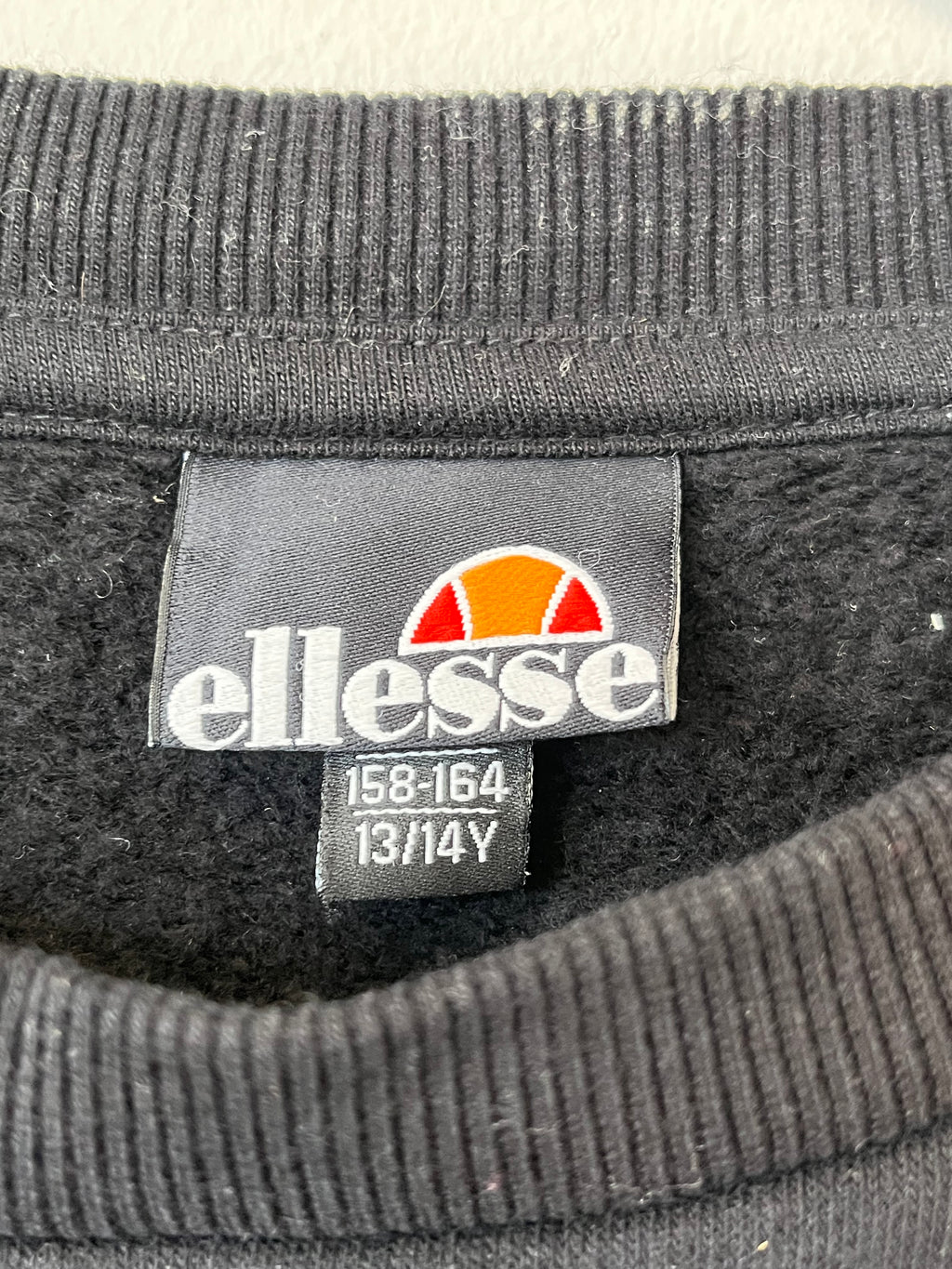 Ellesse Kiamto 2 Kids Sweatshirt Black 158-164 (13/14Y) Good Condition