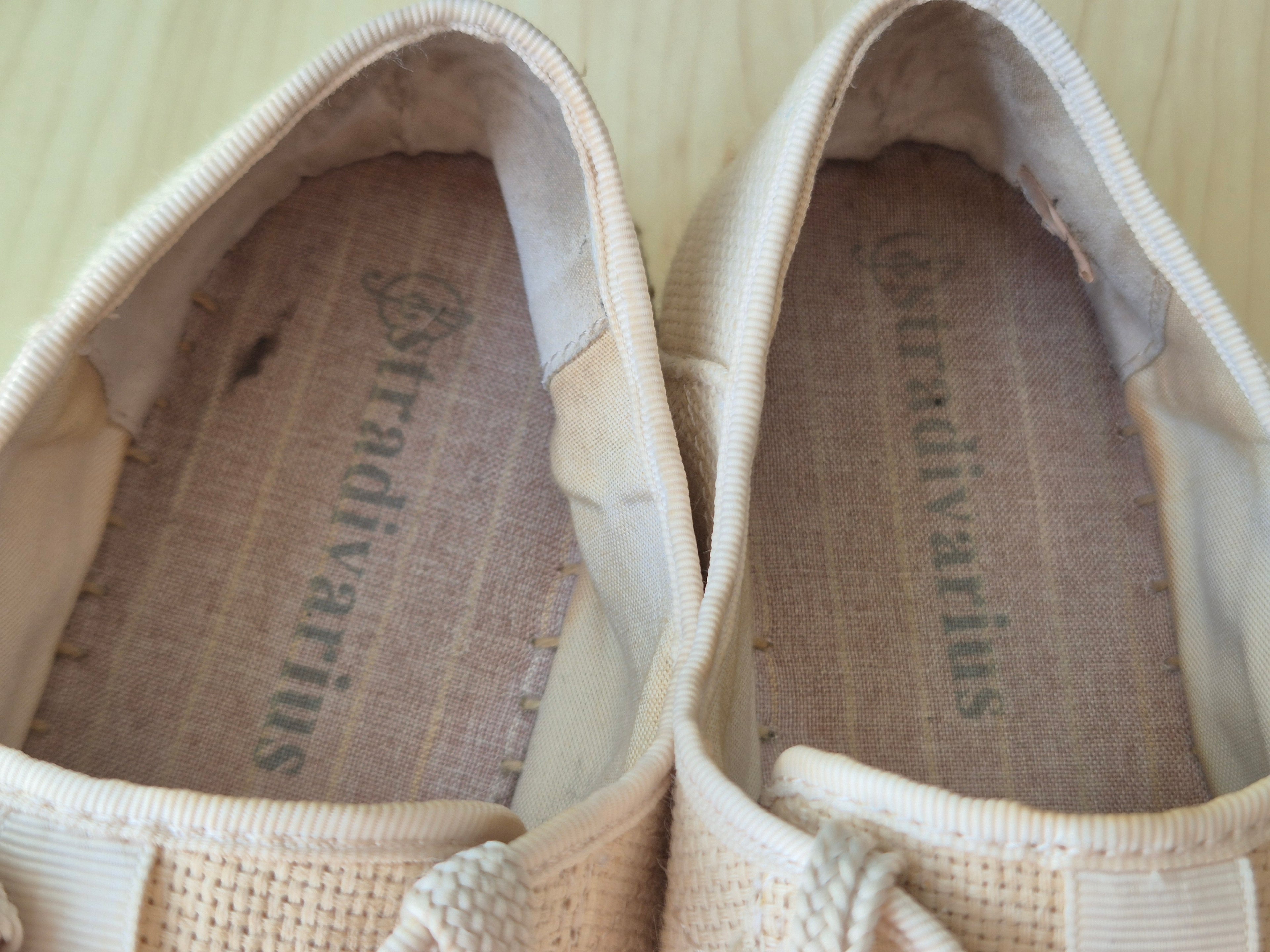 Stradivarius platform espadrille sneakers, EU 40, beige, normal use