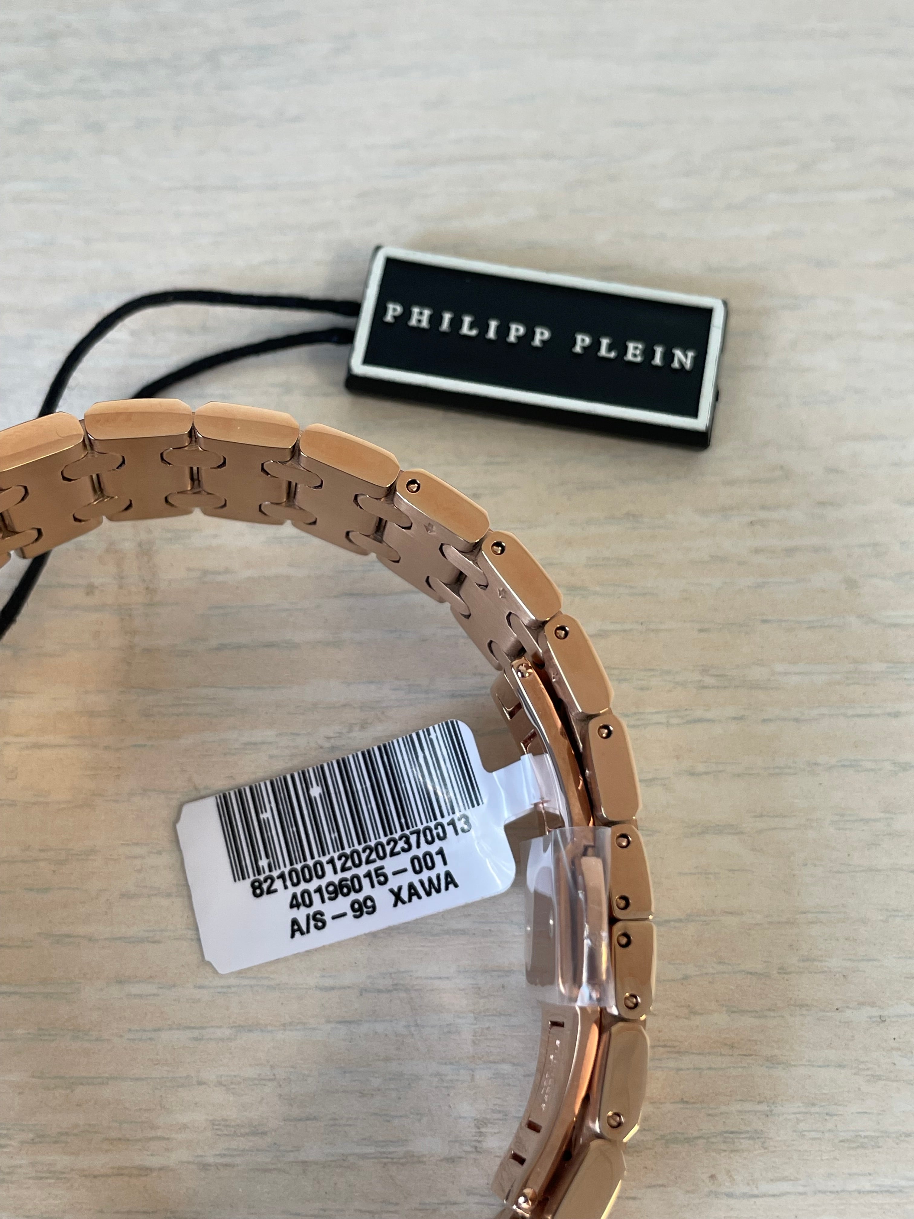 Philipp Plein PJAA0522 Quarzuhr 44mm Roségold Neu mit Etikett