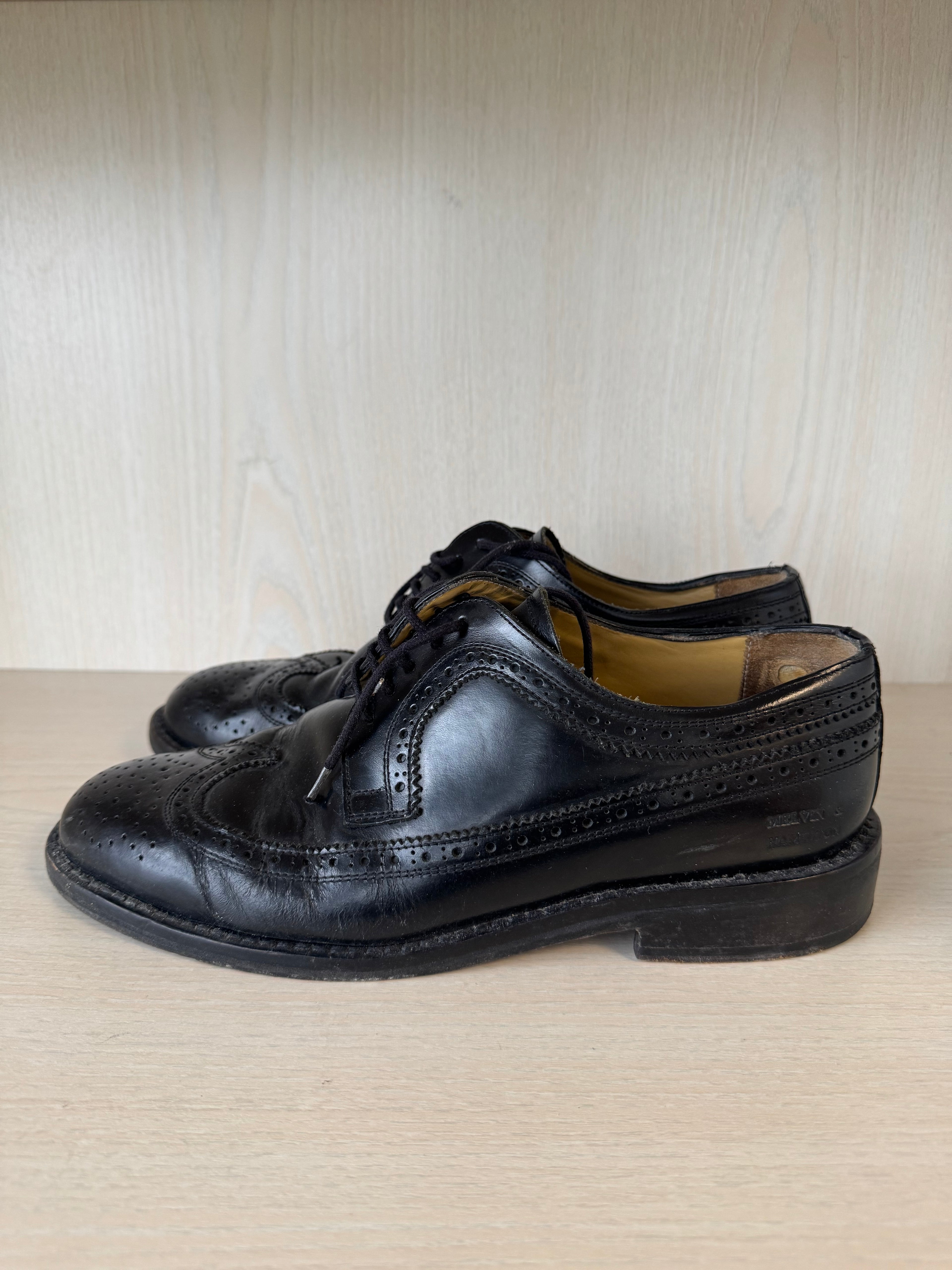 Melvin & Hamilton Brogue Oxfords – Black, Size 41, Normal Use