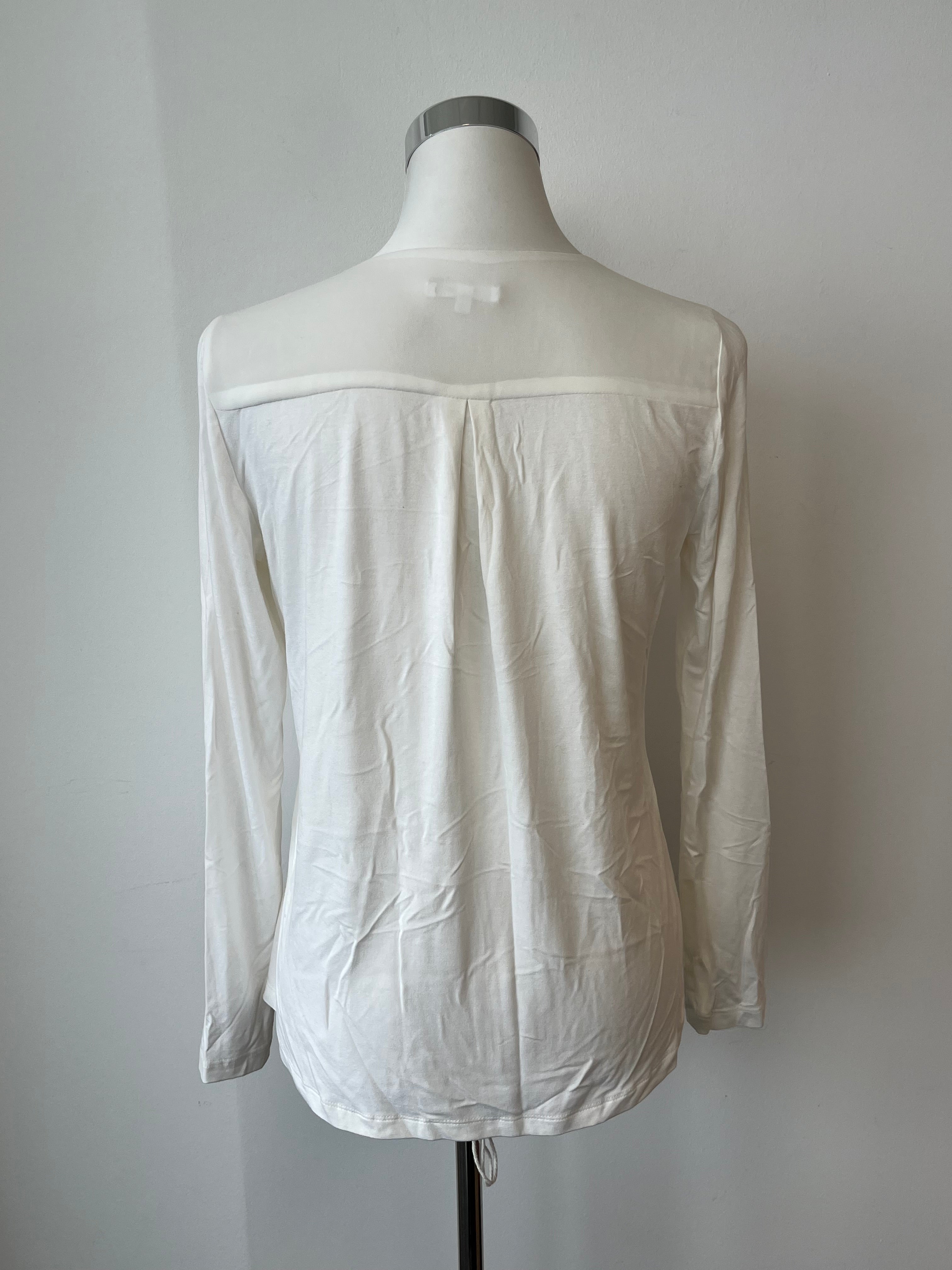 OPUS Blouse, Size 36, Off-White, 2 Chest Pockets, Very Good Condition