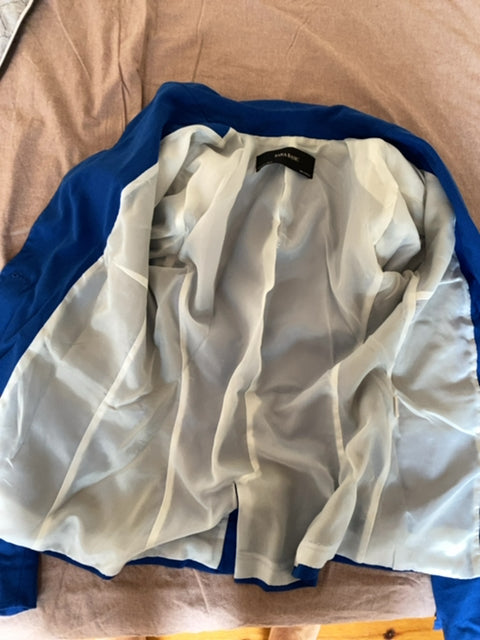 ZARA Basic Blazer Damen | Kobaltblau | EU 38 | Guter Zustand