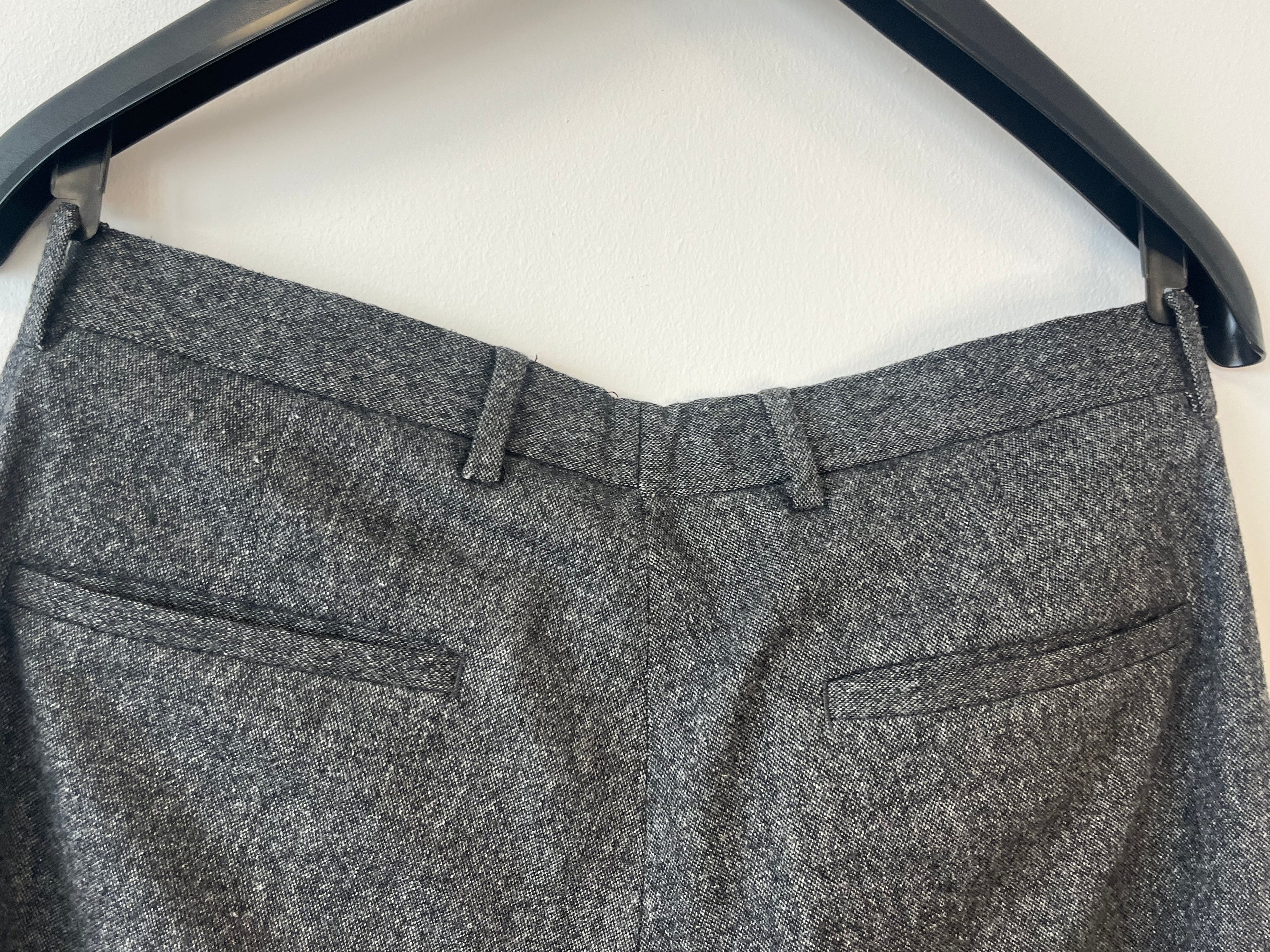COS Wollmix Herren Hose EU 48 Anthrazit Sehr Gut