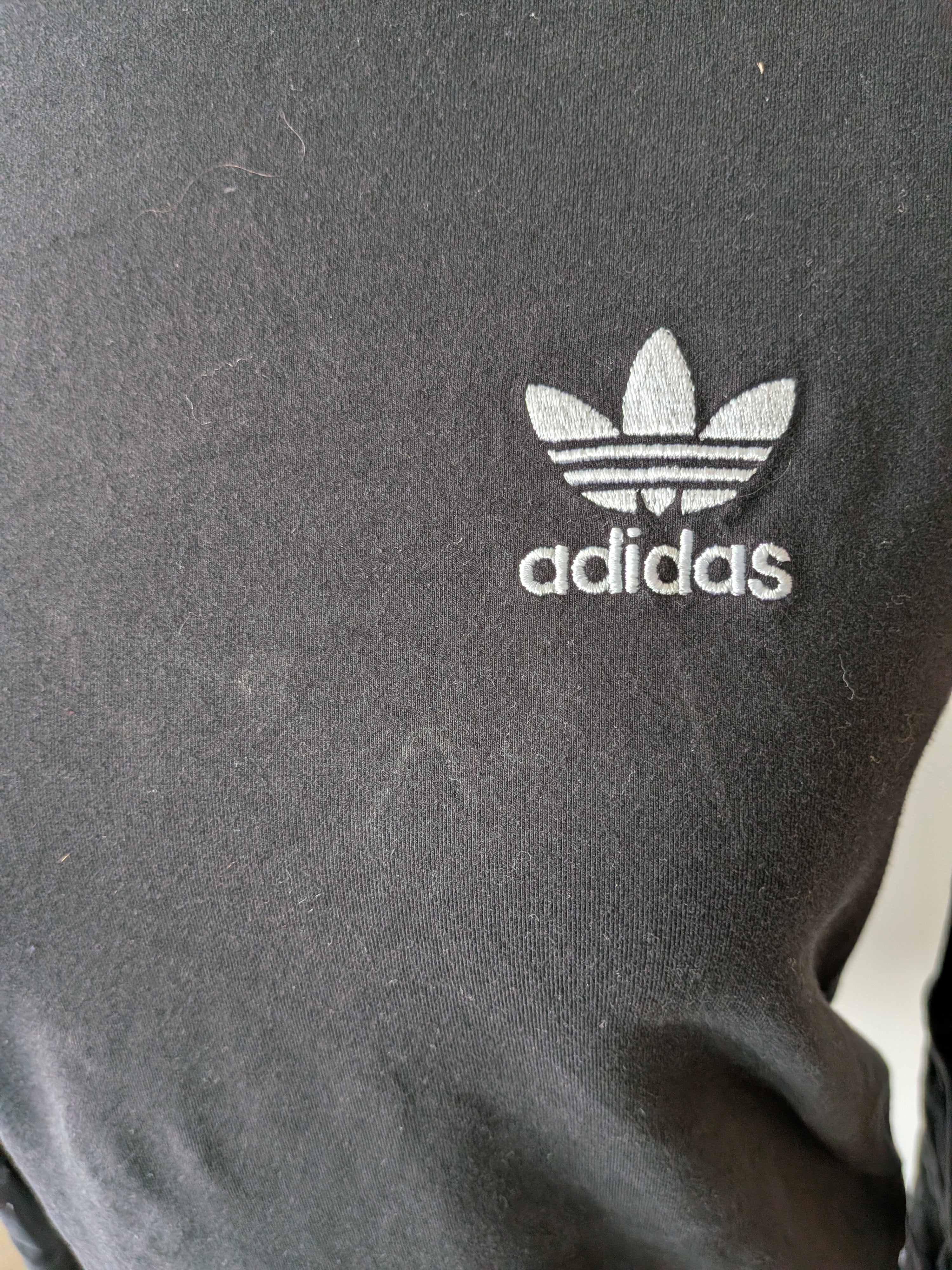 Adidas Originals 3-Stripes Langarmshirt Damen, Schwarz, Gr. M, Sehr gut