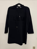 Koi Oversize Hoodie Kleid – Schwarz, Größe M, Zustand Gut
