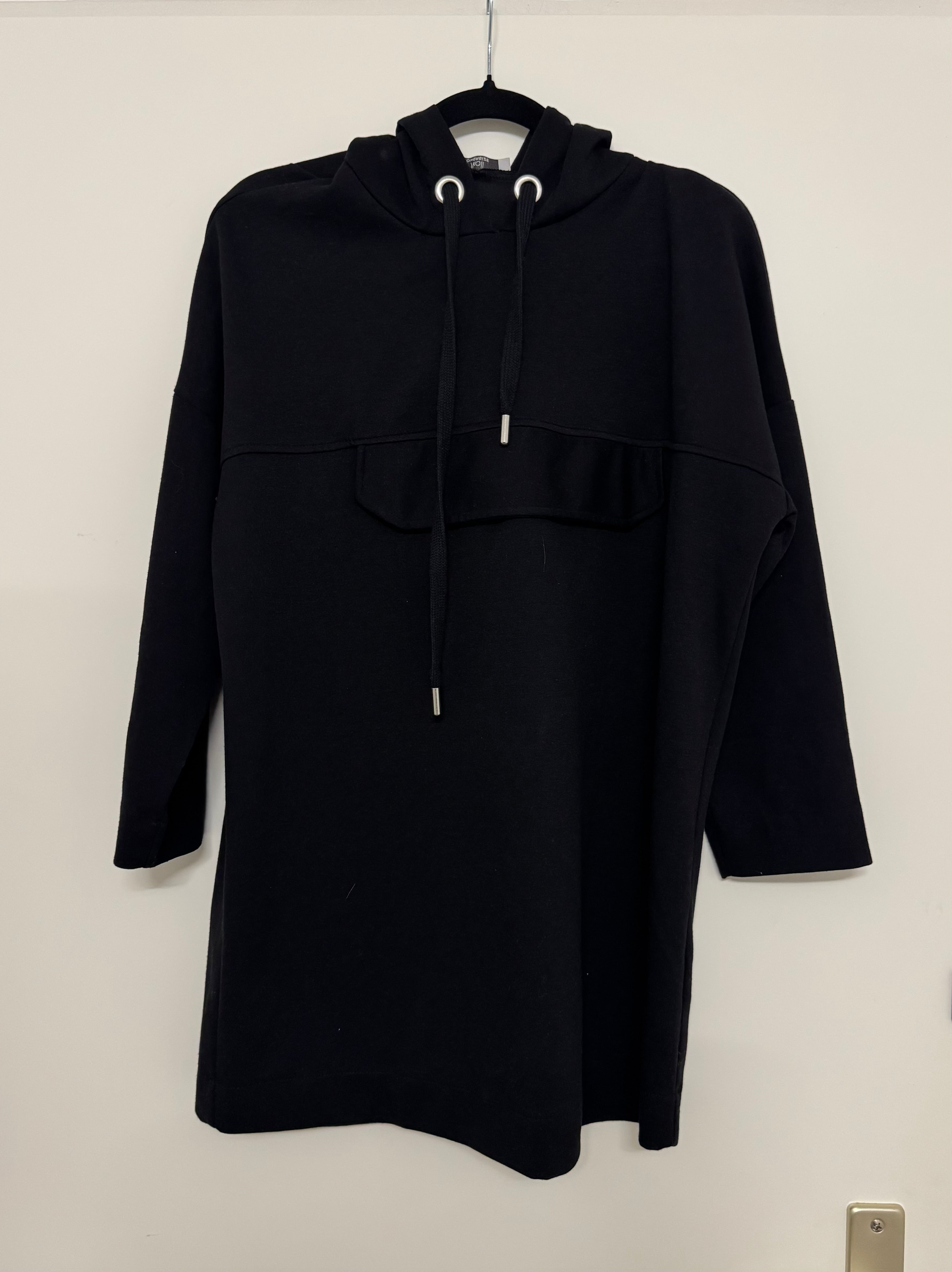 Koi Oversize Hoodie Kleid – Schwarz, Größe M, Zustand Gut