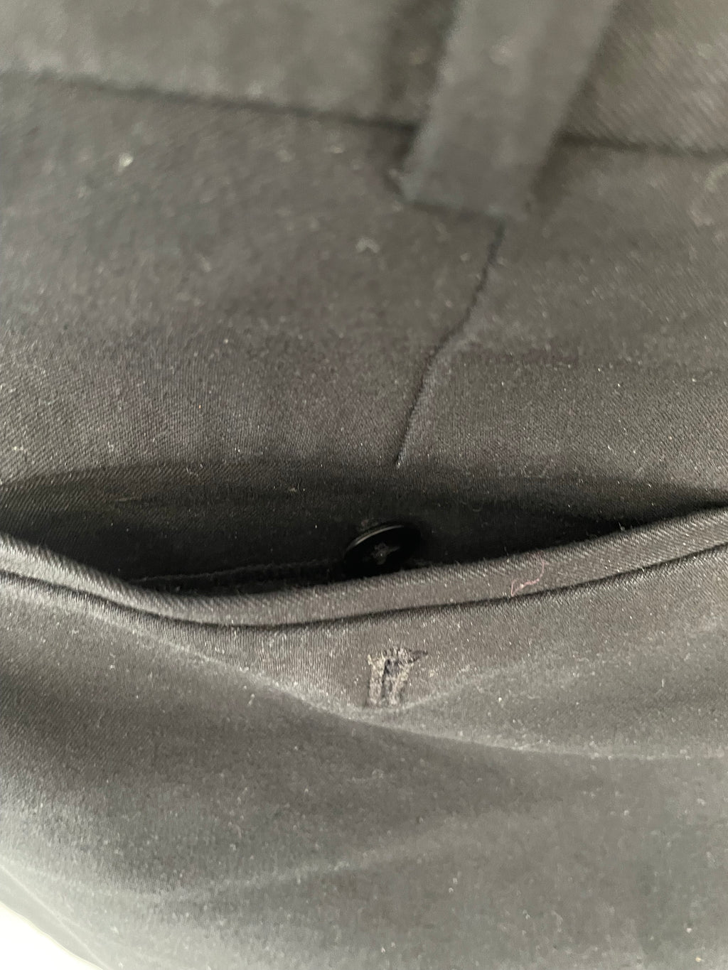 Polo Ralph Lauren Damen Hose Schwarz Gr. 4 Woll-Seide Sehr Gut