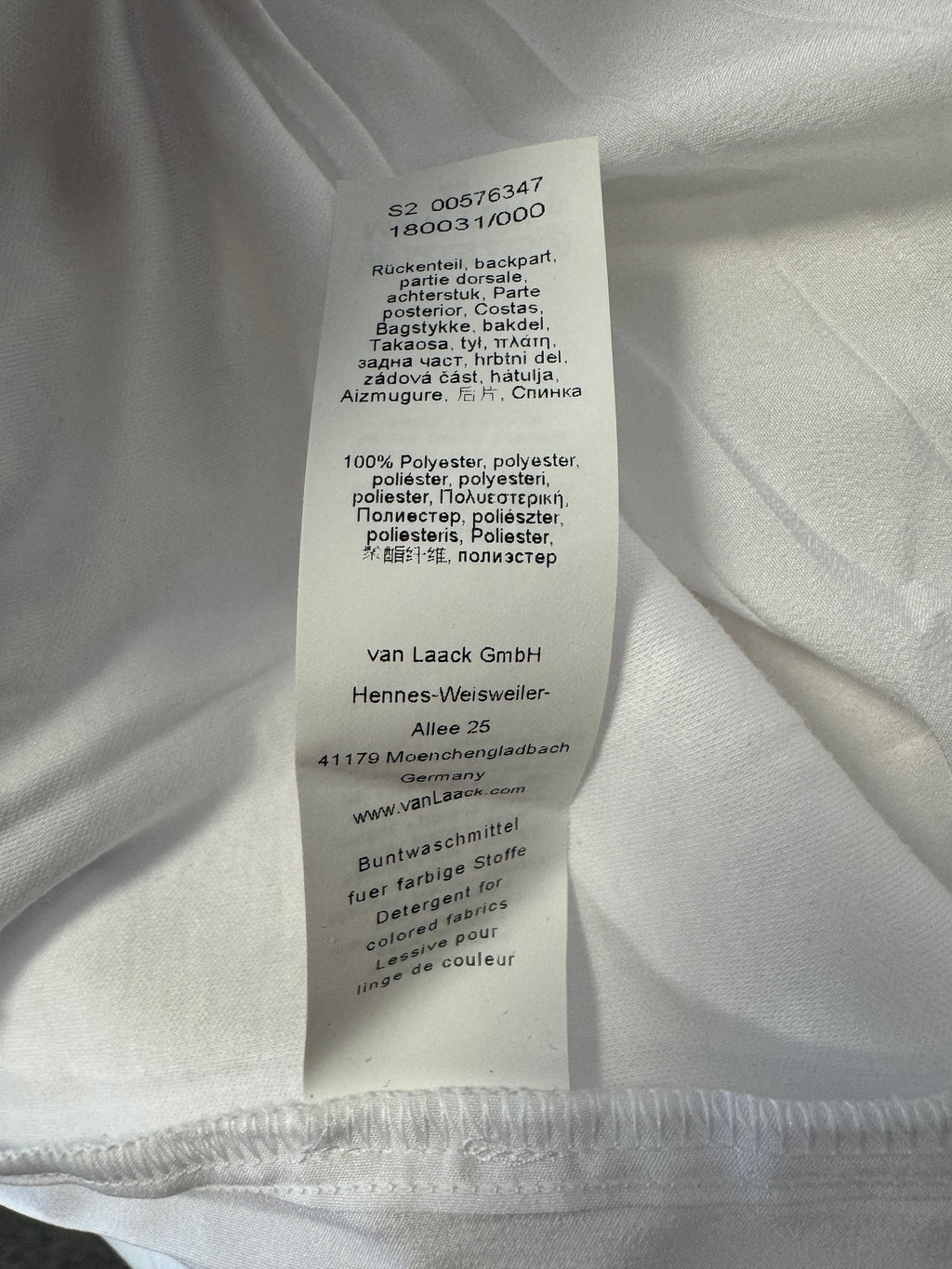 Van Laack Maryla-F Bluse, Faltenrücken, Gr. 44 (L), Weiß, guter Zustand