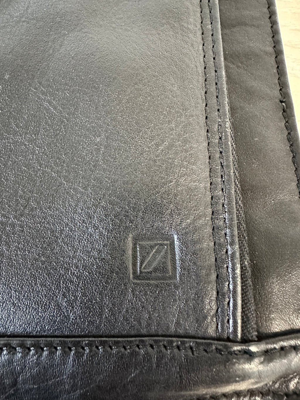 Bellino Leather Portfolio Organizer – Deutsche Bank OEM, Good, 38x28x5cm, Black