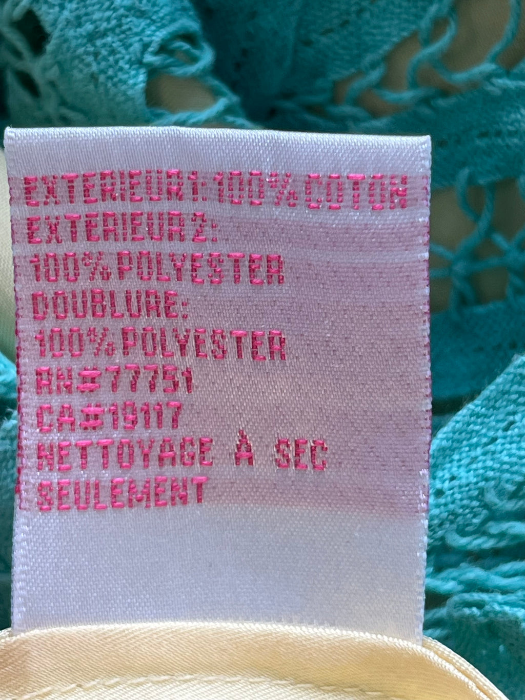 Betsey Johnson Cocktailkleid Spitze Aqua Gelb Gr. 8 Sehr Gut