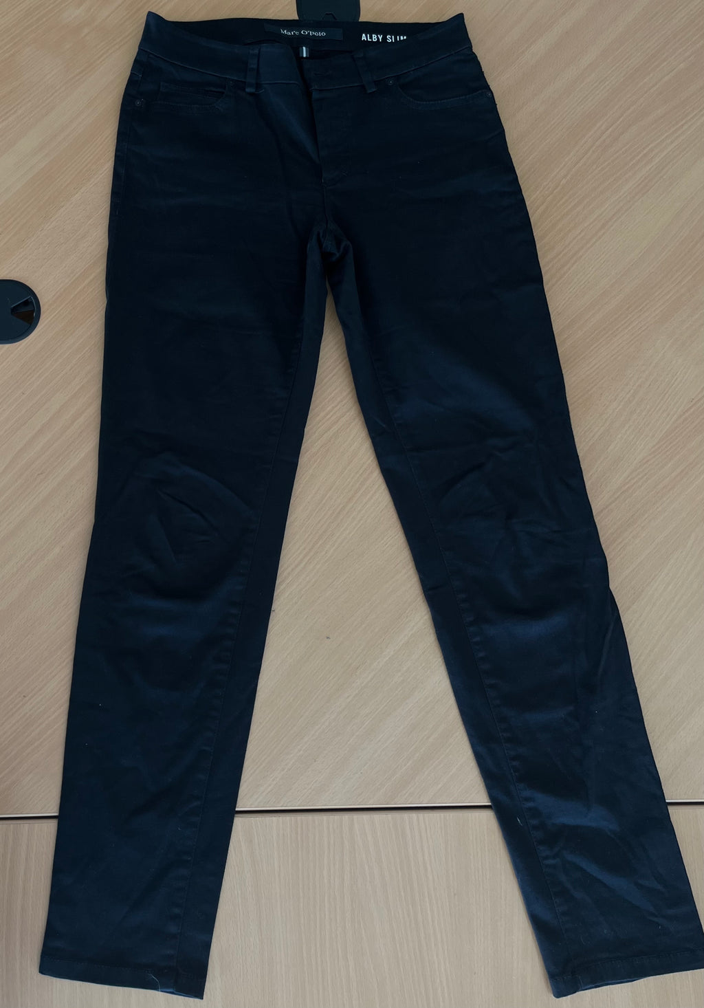 Marc O’Polo Alby Slim Mid Waist Jeans W27 L32 Schwarz – wie neu