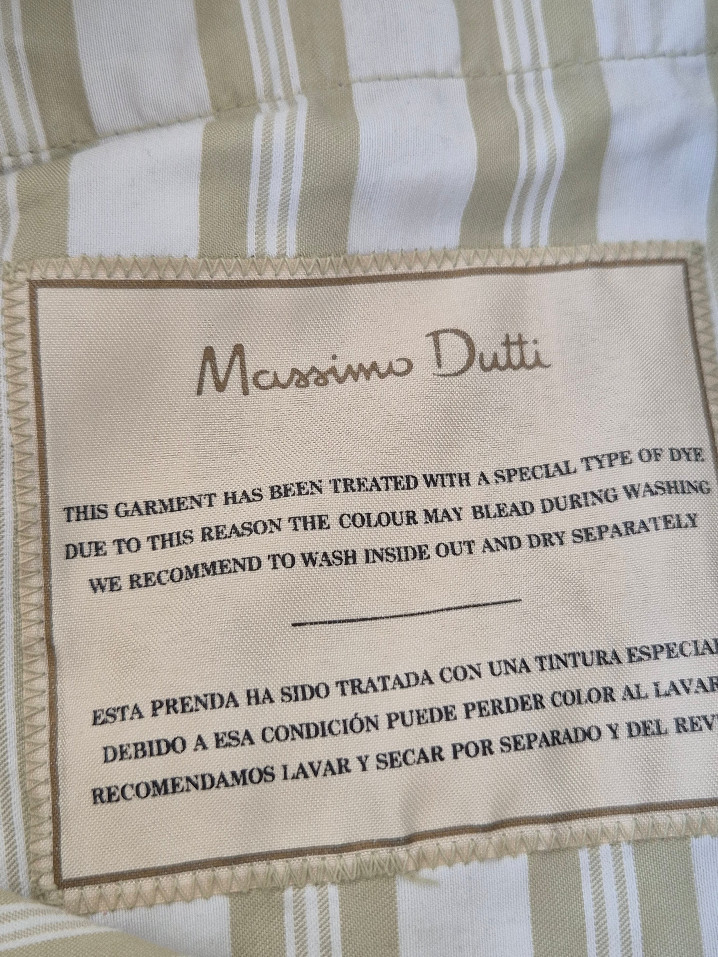 Massimo Dutti Slim Fit Chino – Olive, Gr. 46, Guter Zustand