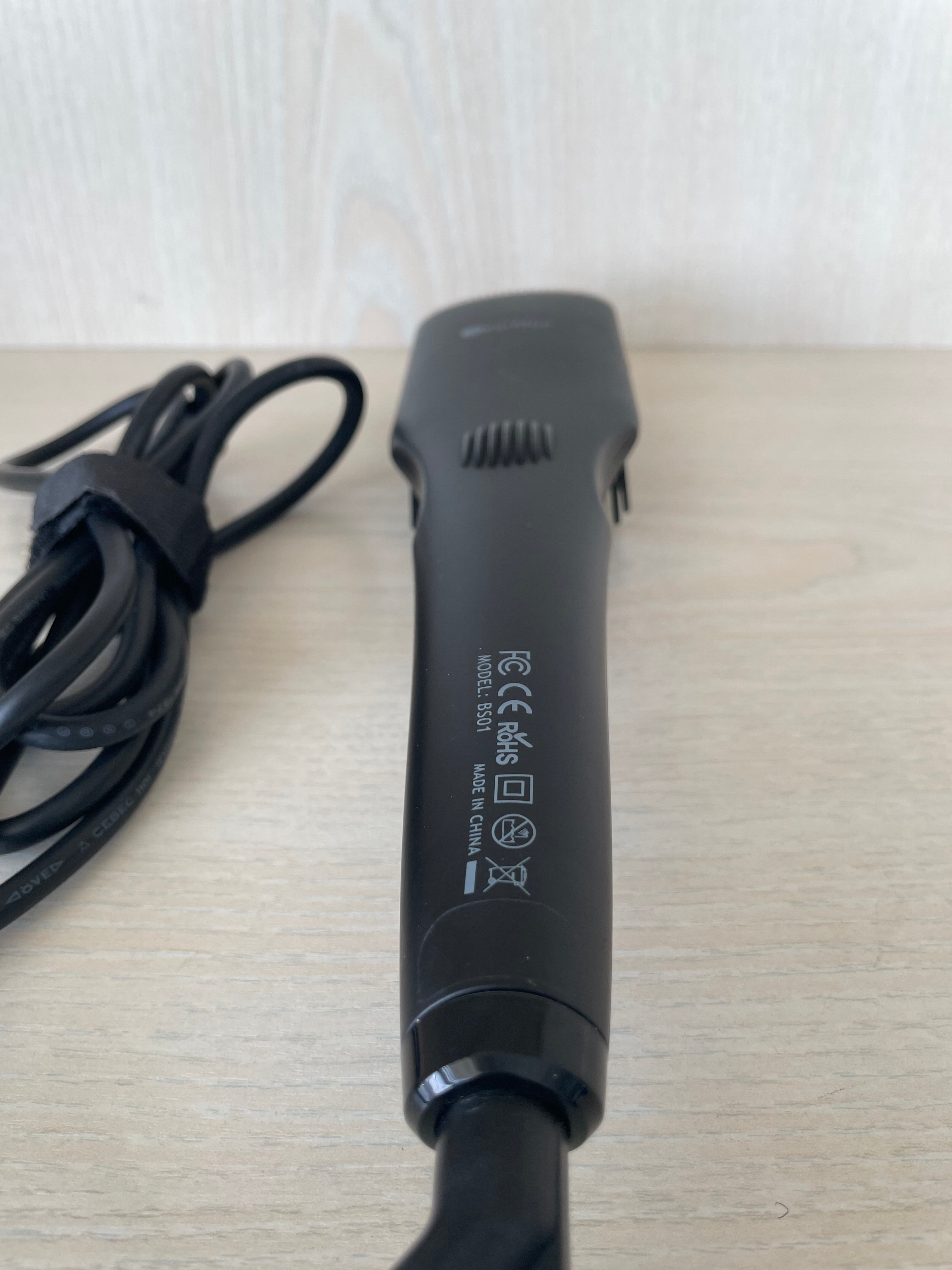 BearMoo Hair Straightening Brush Black Standard 220-240V Very Good