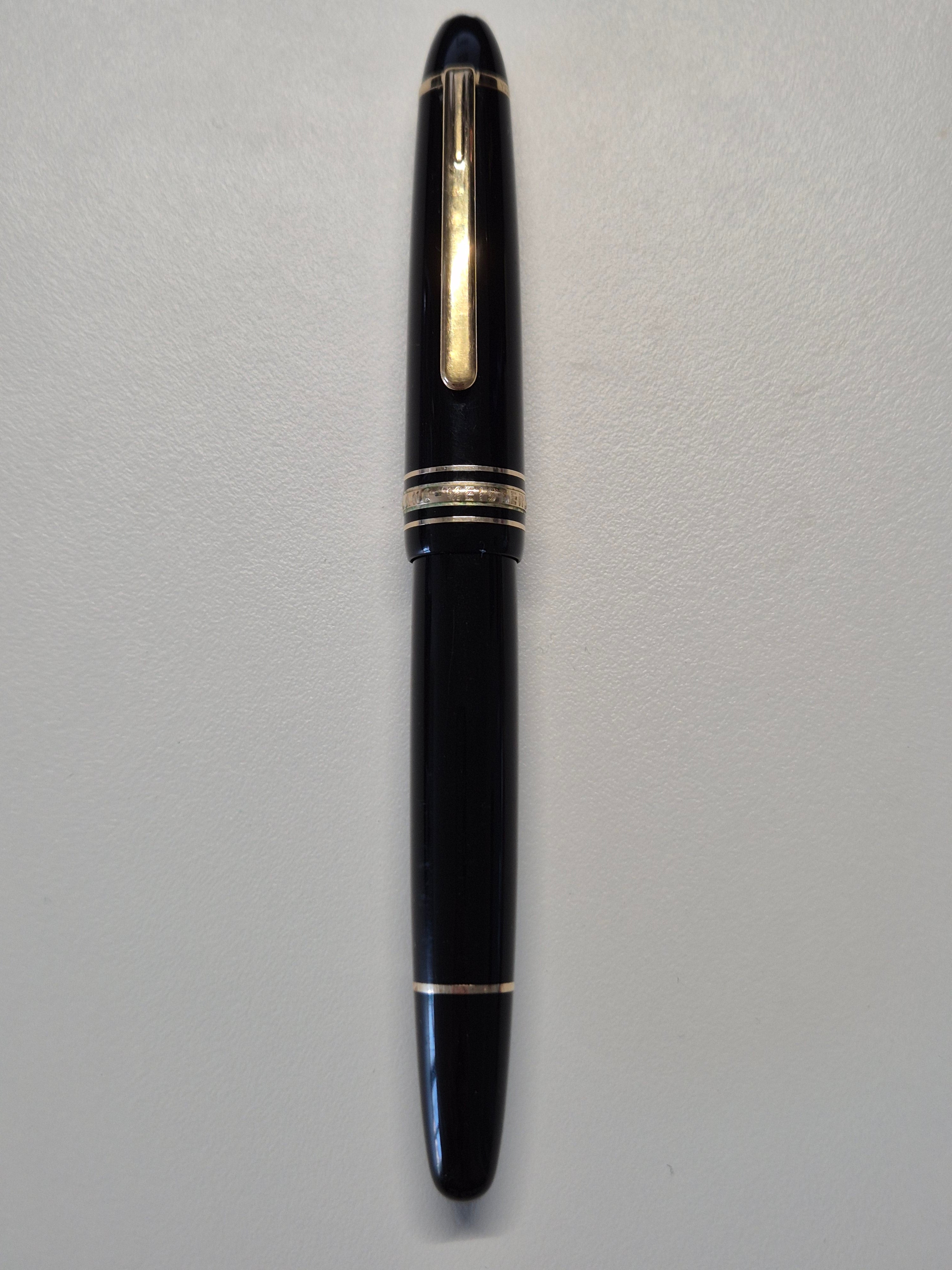 Montblanc Meisterstück LeGrand 166 Marker – Schwarz/Gold – Gebraucht, 14cm