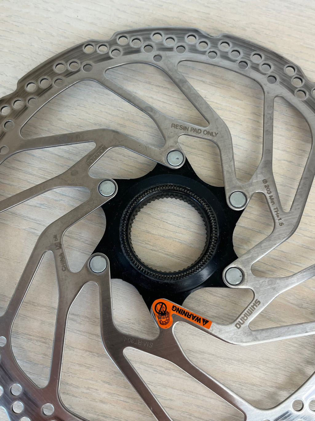 Shimano SM-RT30 Center-Lock Disc Rotor Steel/Aluminum Very Good