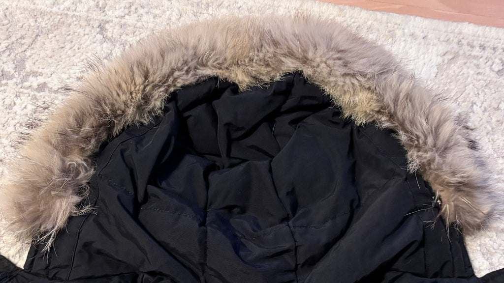 Woolrich Damen Arctic Parka M – Schwarz, Echtfell, Sehr gut