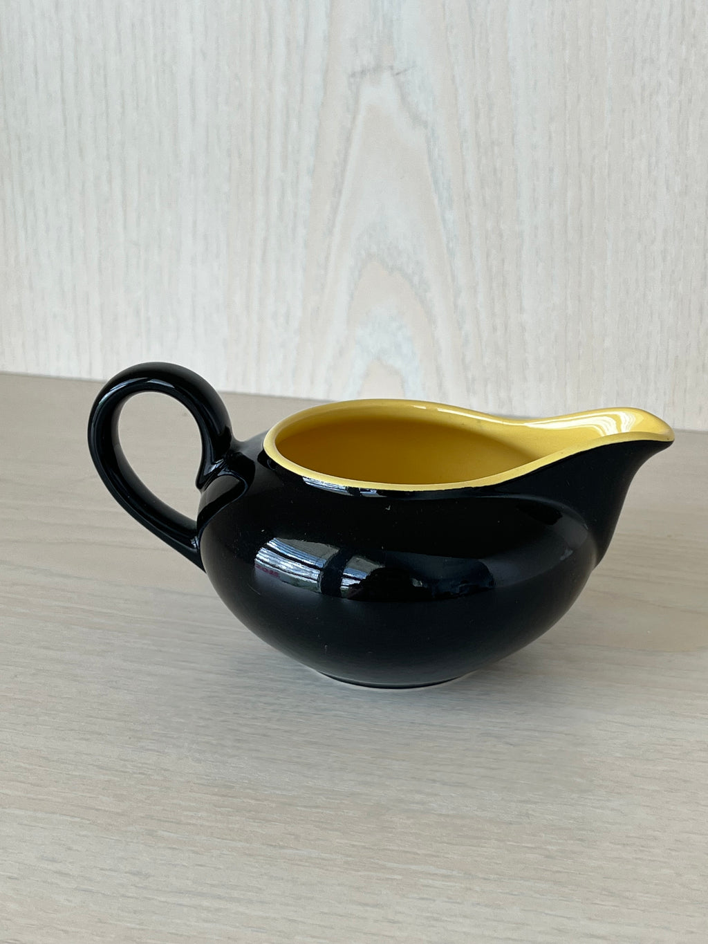Villeroy & Boch Biarritz Sahnegießer 0,20l Schwarz Gelb Sehr Gut