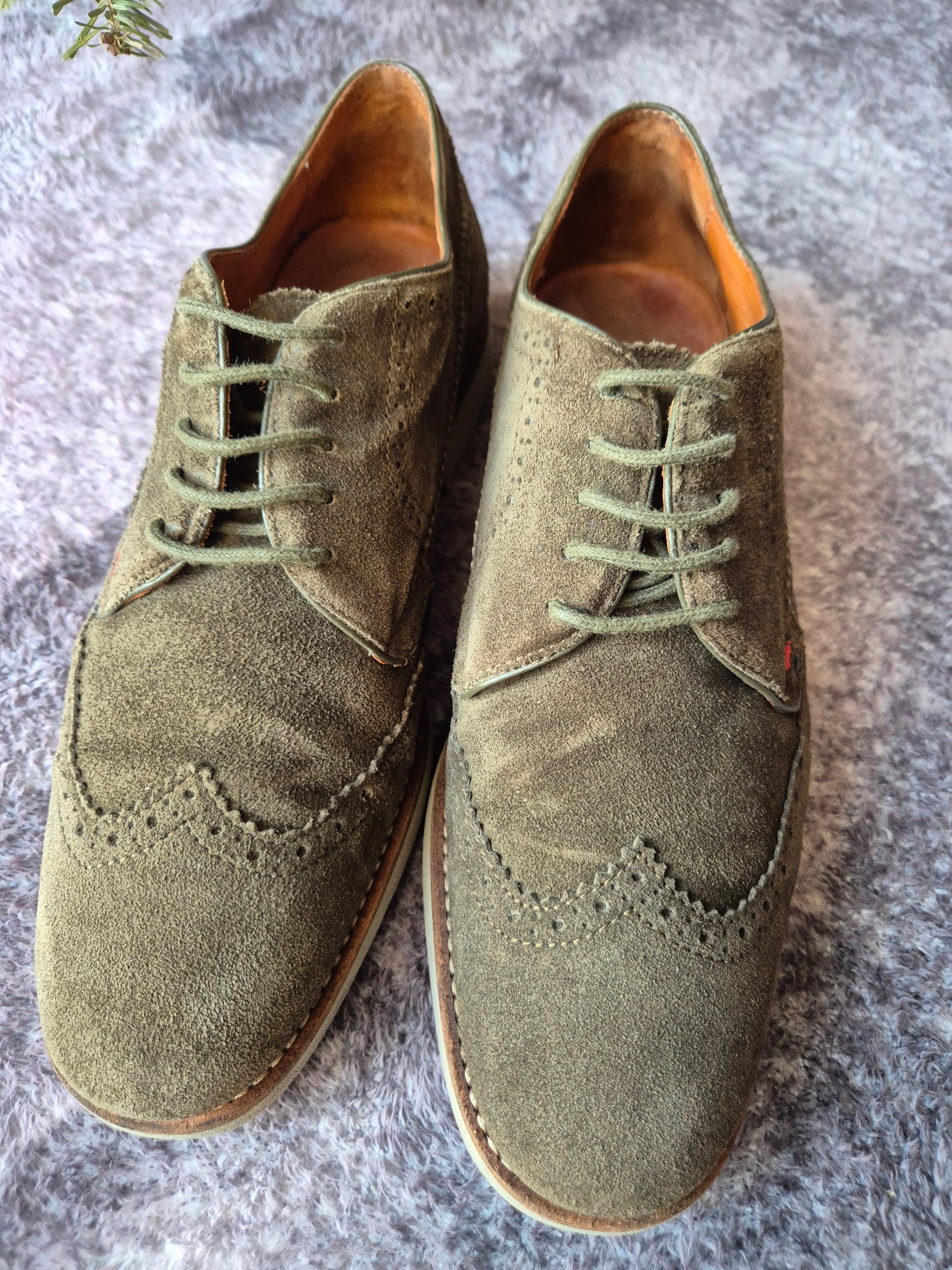 Tommy Hilfiger Suede Derby Shoes | EU 43 Brown | Good Condition