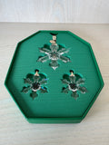 Swarovski Annual Edition Ornament Set | 3-Piece | Boxed | Like New