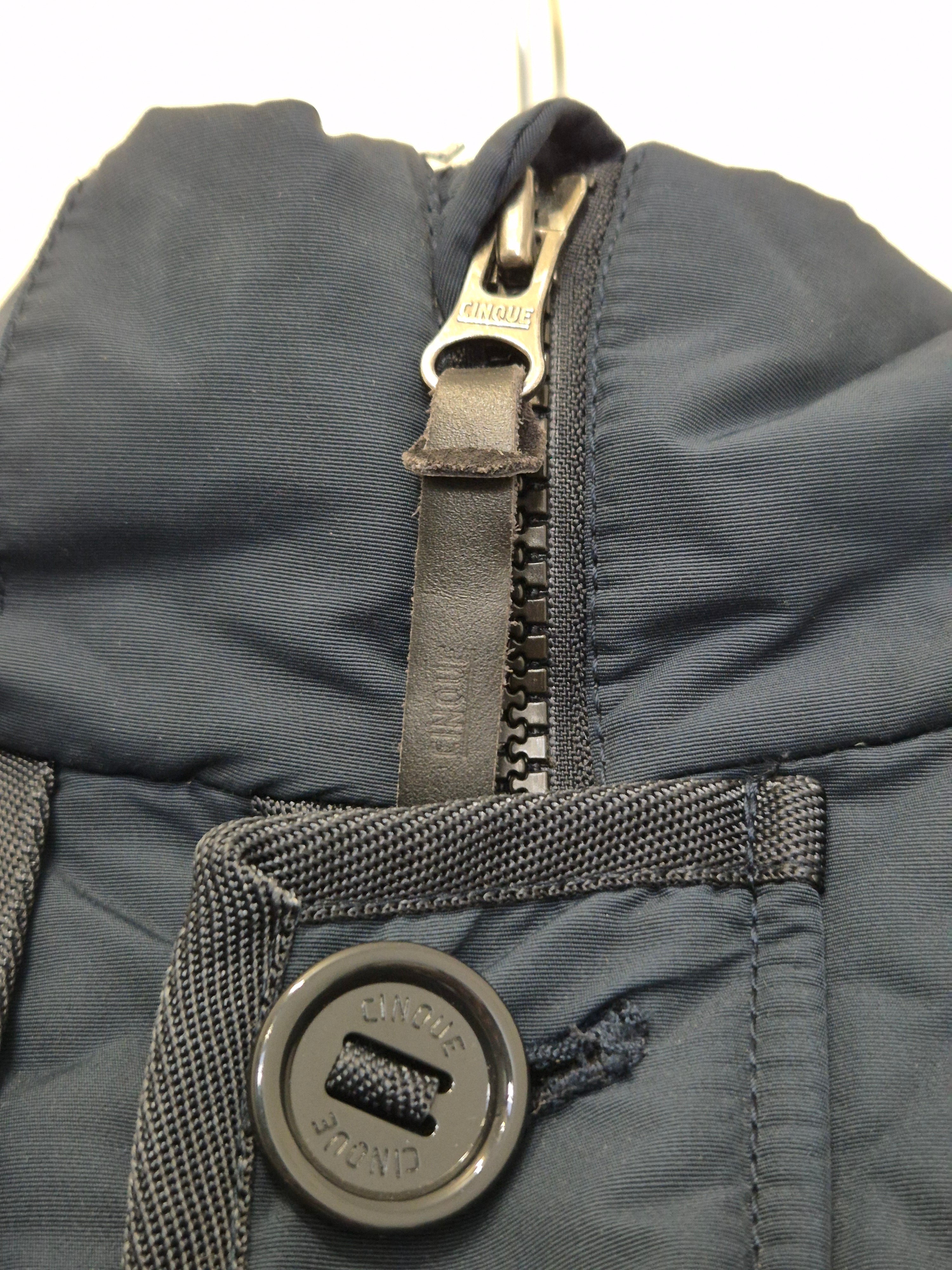 Cinque “Cintonian Realfur” Men’s Parka 52/L Navy, Real Fur, Good Condition