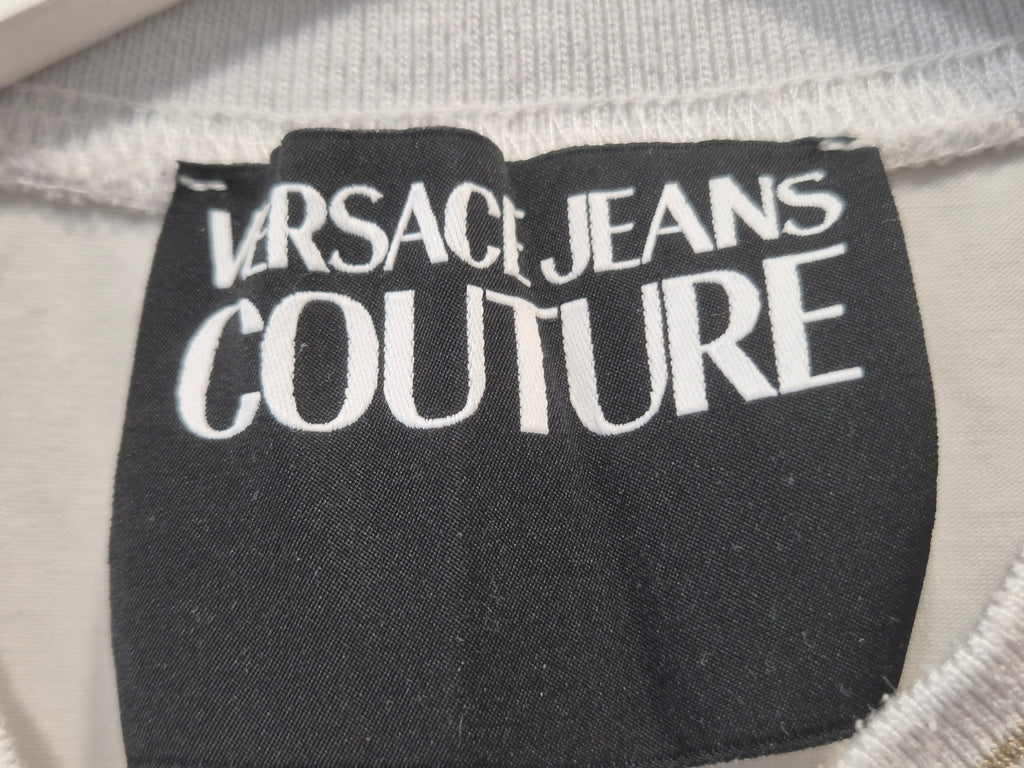 Versace Jeans Couture Slim Fit T-Shirt Weiß Größe M, Zustand Gut