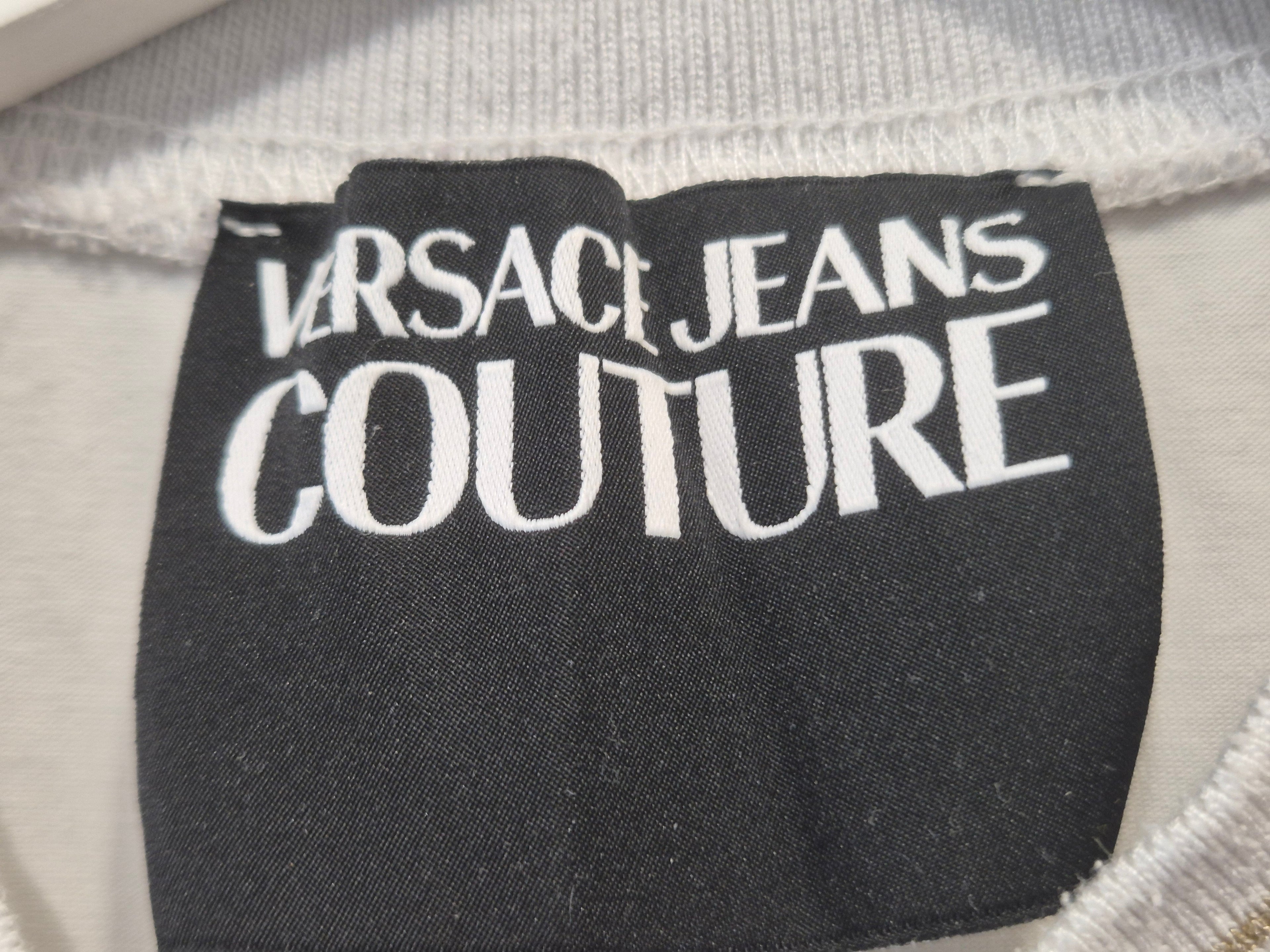 Versace Jeans Couture Slim Fit T-Shirt Weiß Größe M, Zustand Gut
