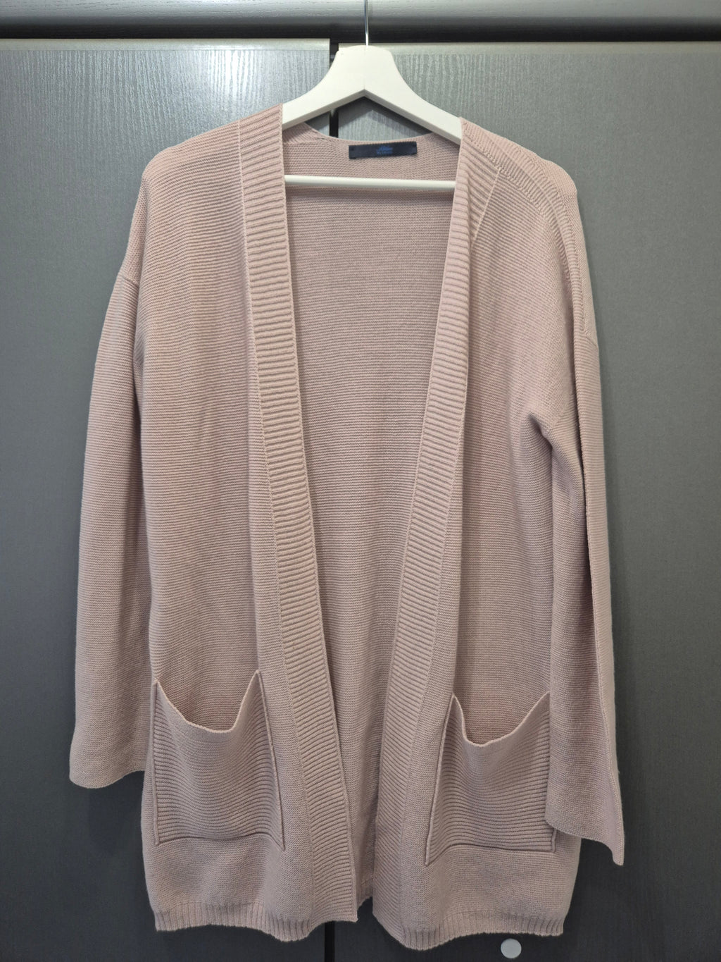 Blue Les Copains Virgin Wool Cardigan | IT 38 / XS | Blush Pink | Very Good