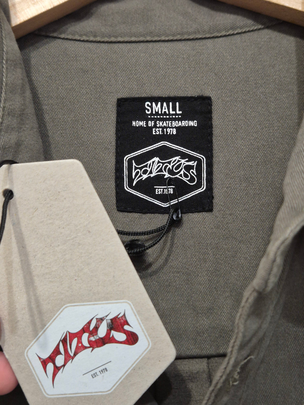 NWT Titus Skateboarding Twill Shirt, Dark Green, Size S, Very Good