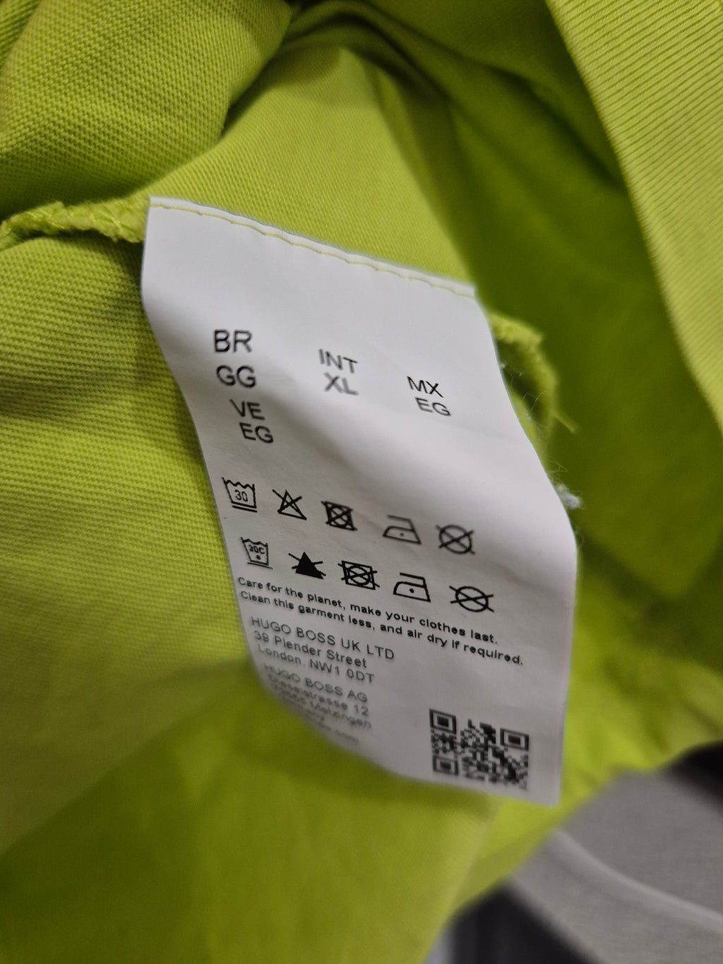 BOSS Neon T-Shirt XL Neon Grün – guter Zustand