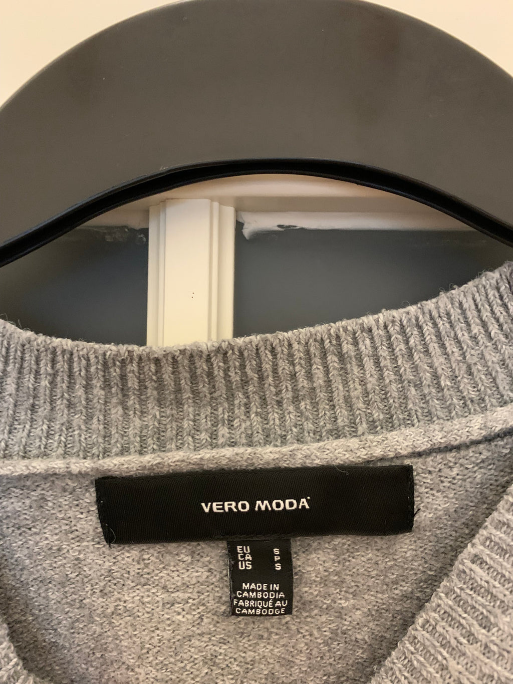 Vero Moda Crewneck Pullover – Grau, Gr. S, Sehr Gut