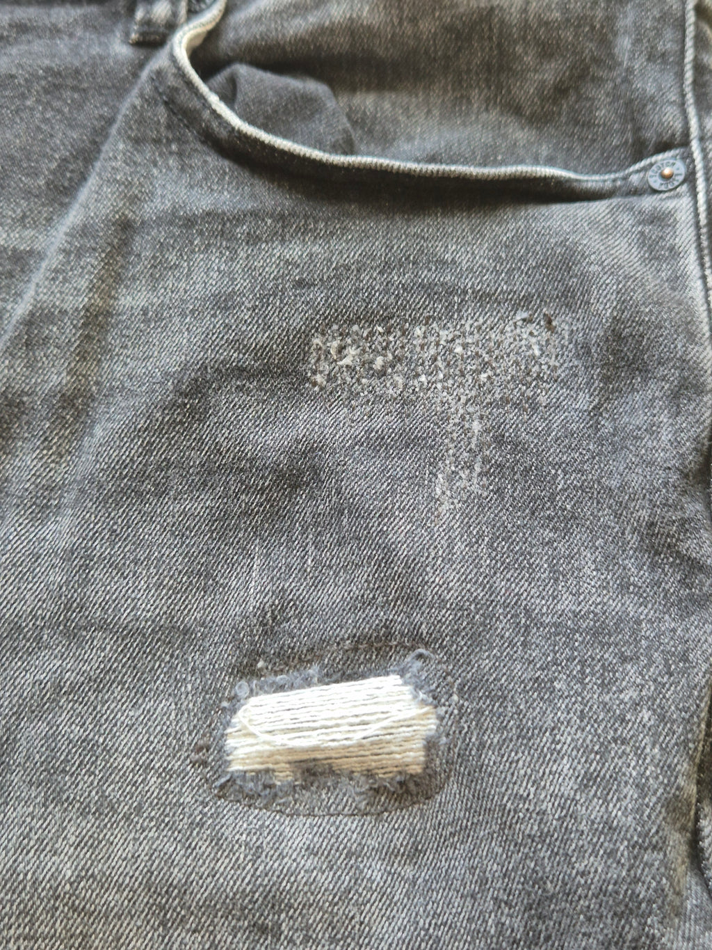 Scotch & Soda Ralston Jeans W34/L32 Grau Distressed Wie Neu