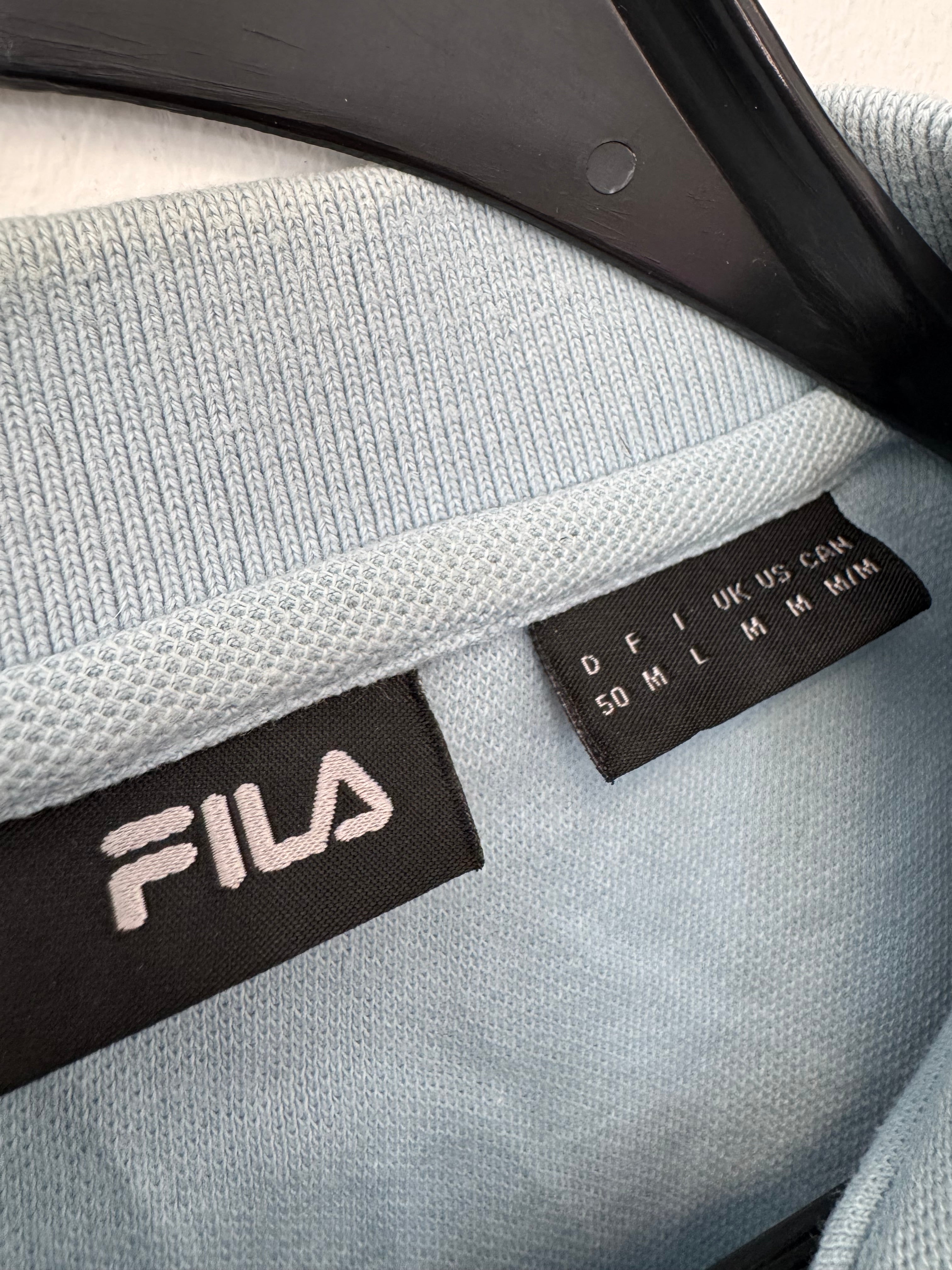 FILA „Dante“ Polo, Hellblau, Größe M, guter Zustand