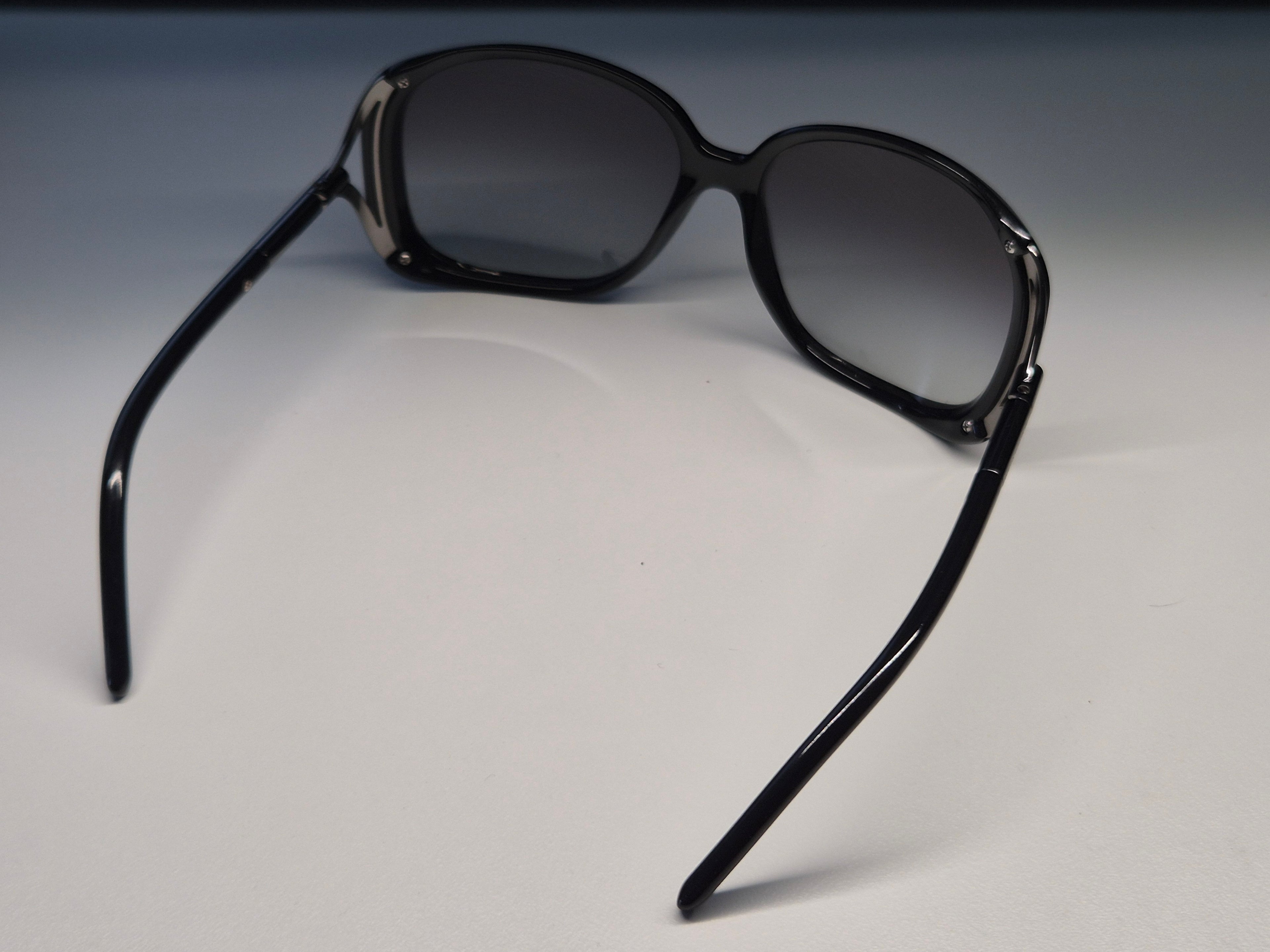 Burberry BE4104 Sunglasses, Black, Gradient Lenses, Acetate, 59-15, Good, Case