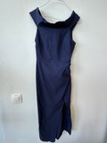 NWT True Violet Navy Midi Dress, Size M