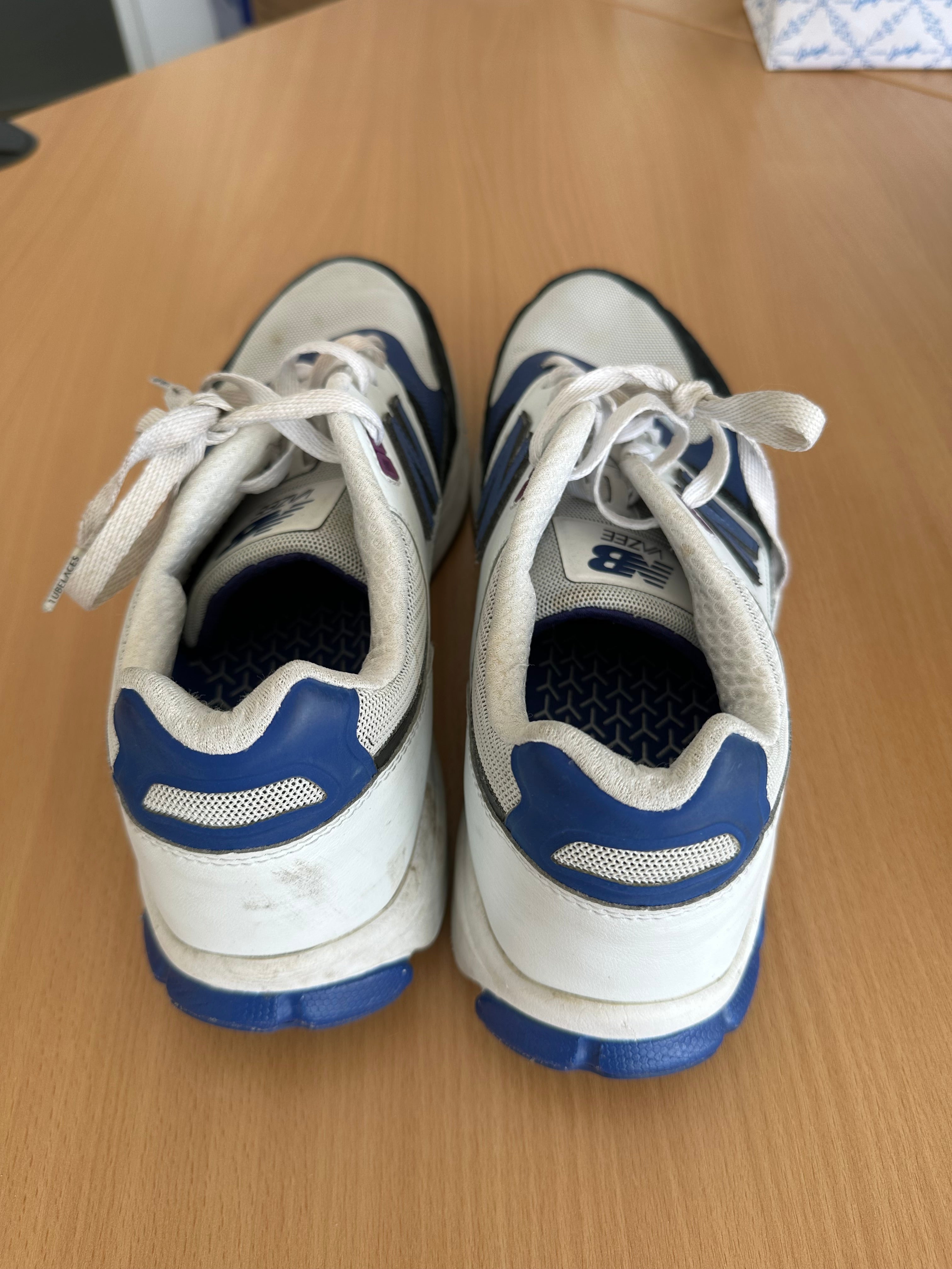 New Balance 990v2 Sneaker Weiß/Blau, Gr. 42 – sehr guter Zustand